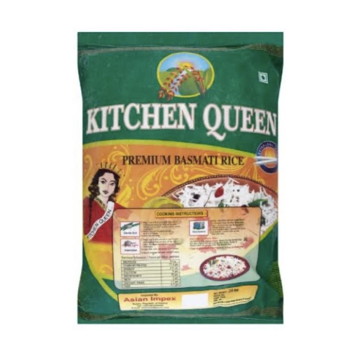 Kitchen Queen basmati rice 20kg