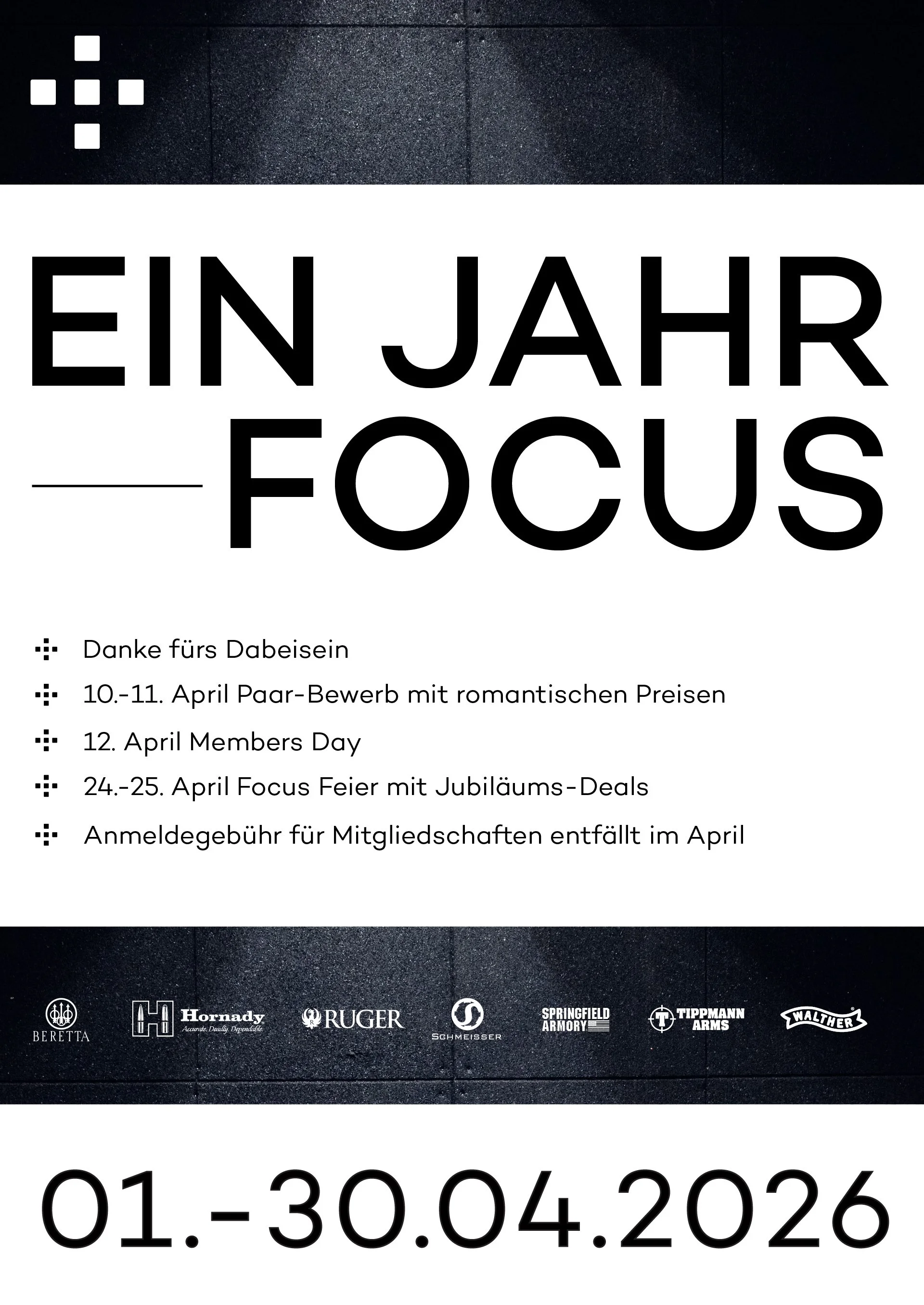 Das FOCUS feiert seinen ersten Geburtstag!
