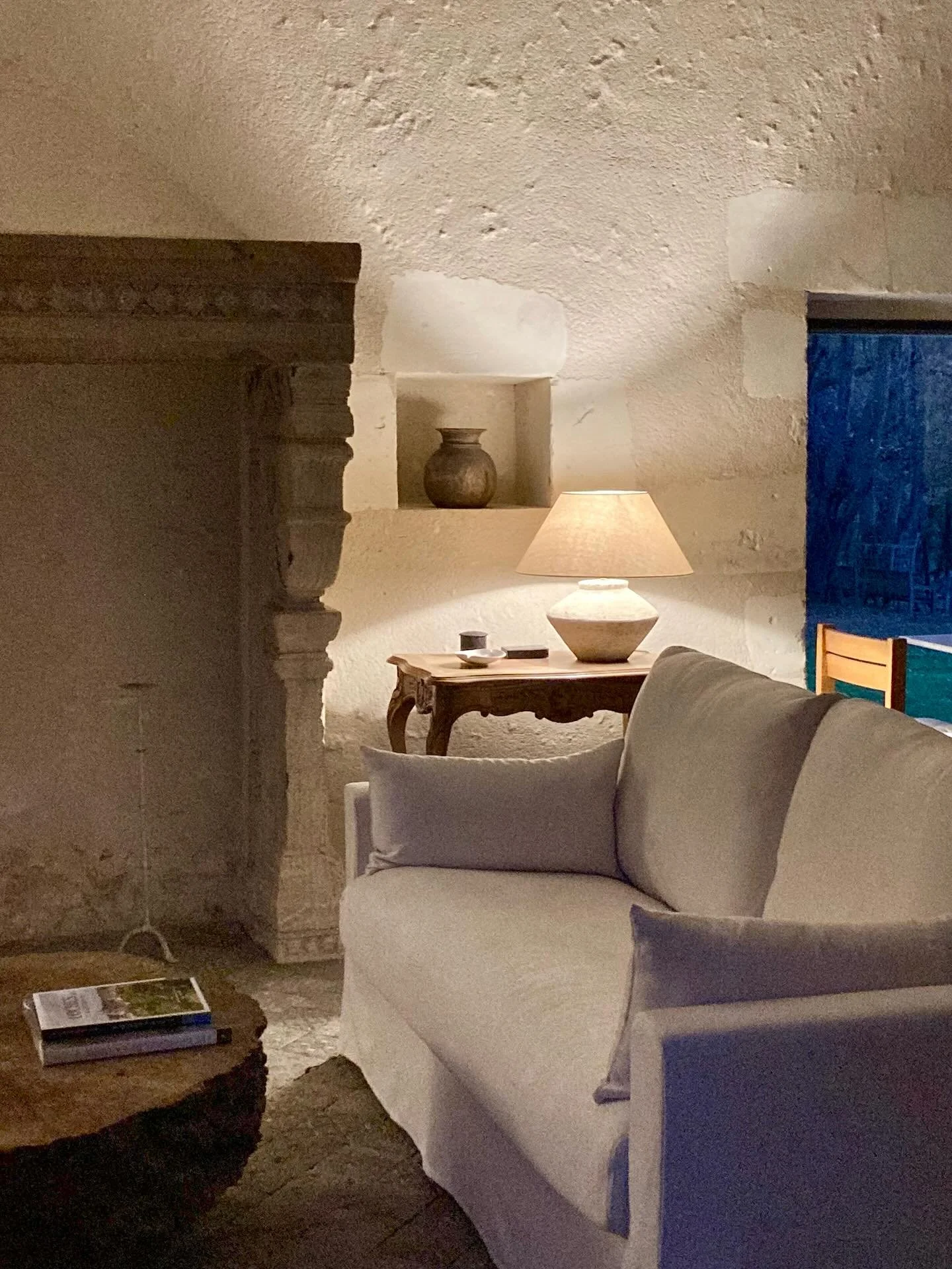 Looking cosy in the Pressoir #chateaudechavigny