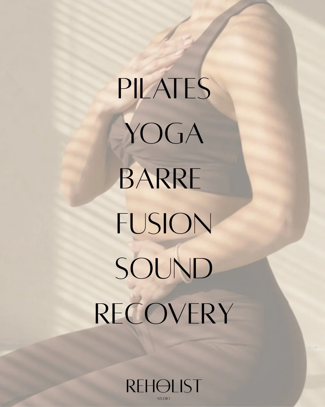 What to expect at Reholist 

At Reholist, our schedule is more than just classes &ndash; it&rsquo;s a curated experience.

From Yoga and Pilates to sound-based meditation and signature Fusion Flows, we combine the best of different practices to creat