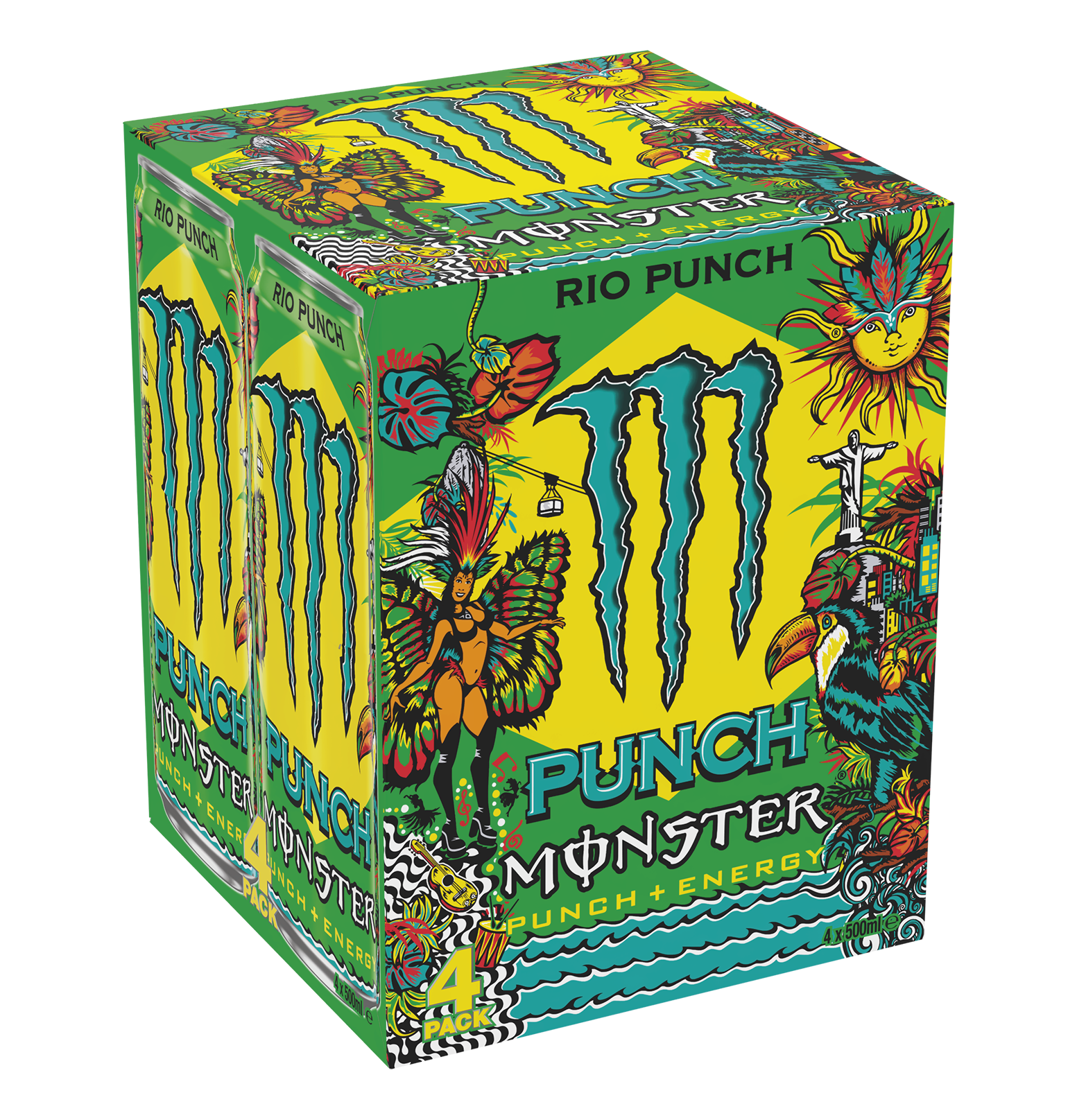 Monster Rio Punch 4-pack