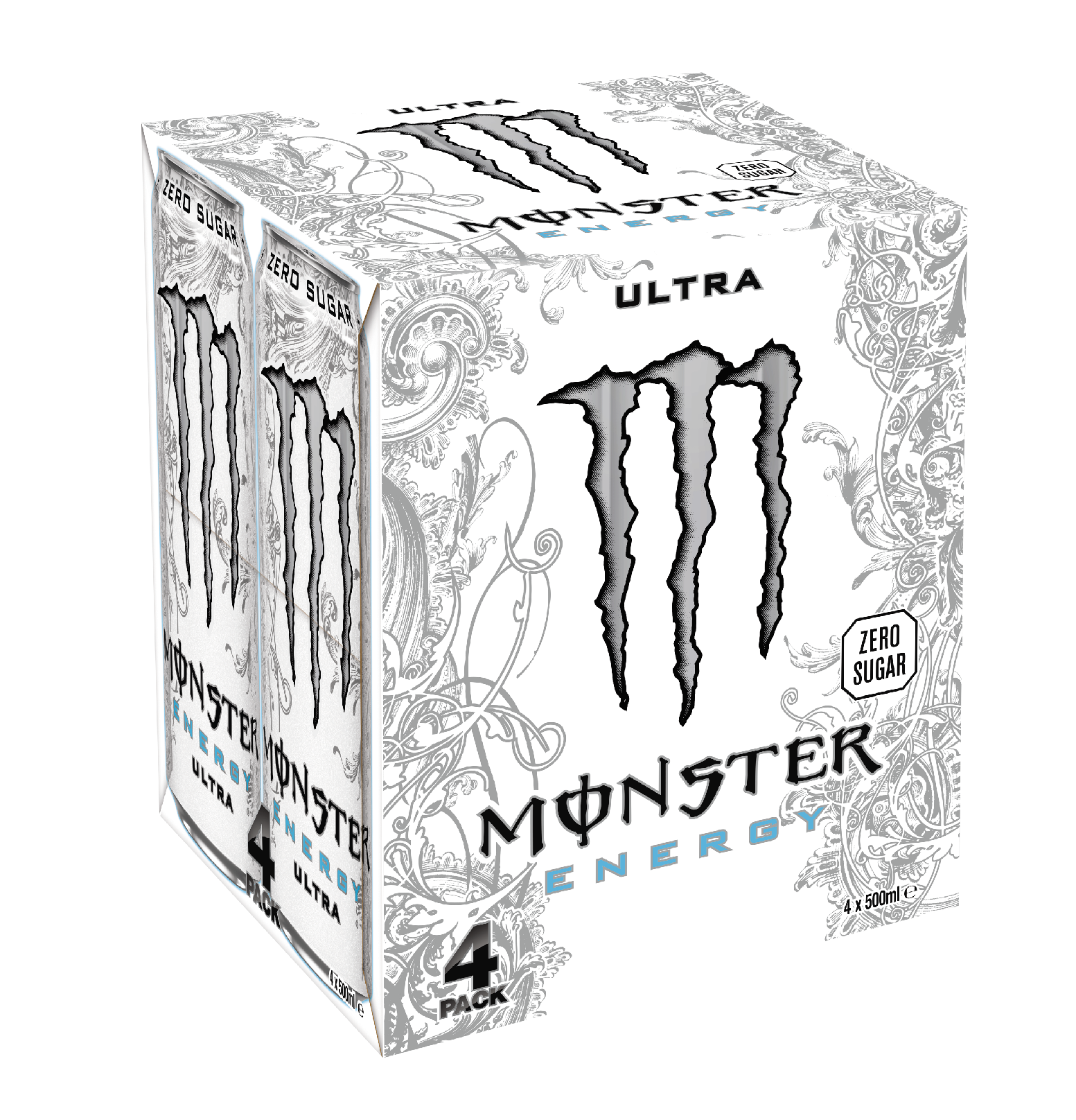 Monster Ultra White 4-pack