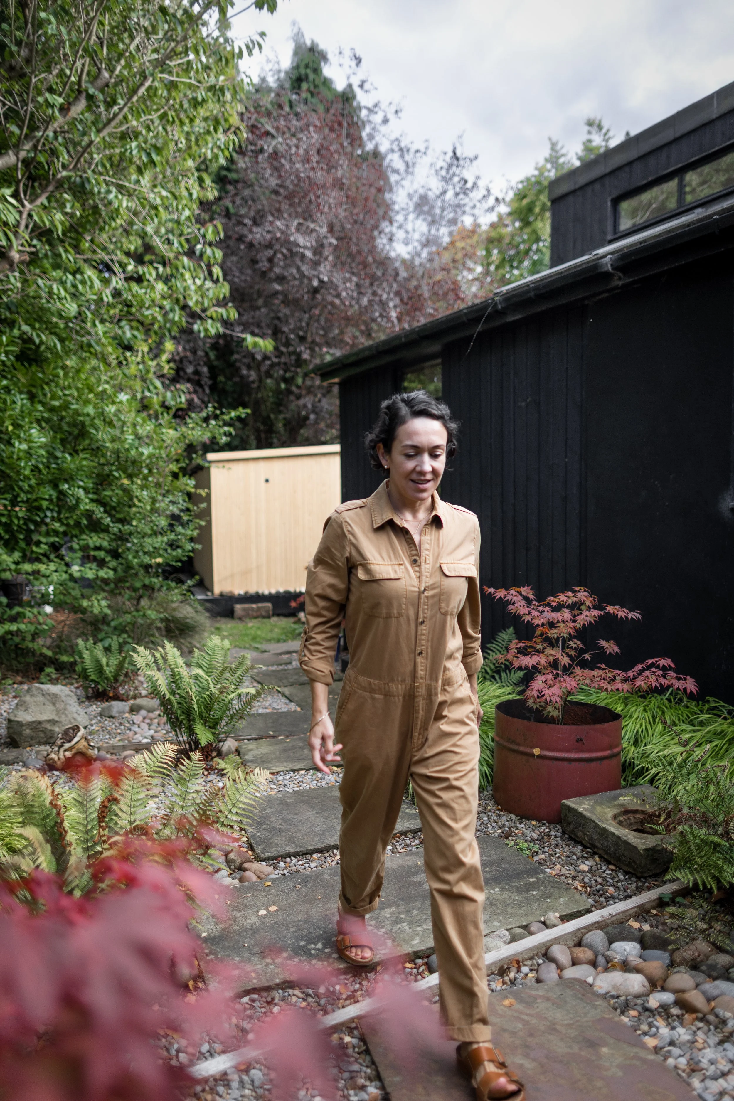 Alice in Japanese garden