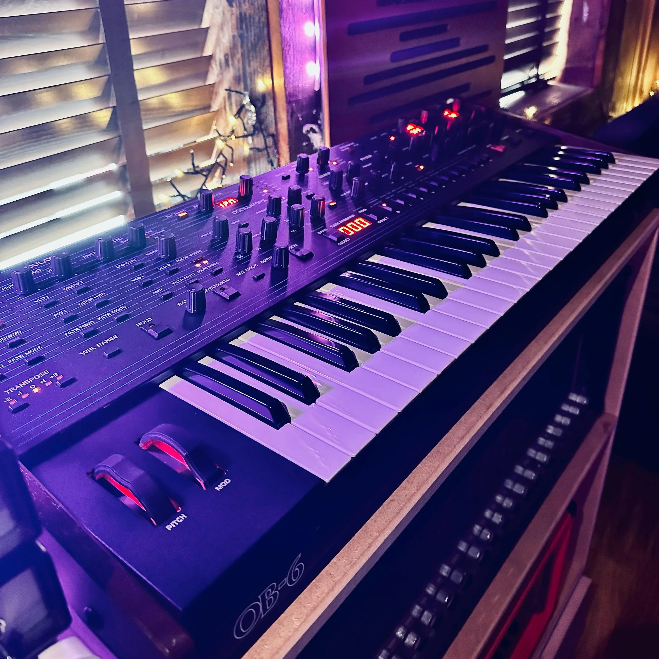 We now have this absolute gem in the studio. The OB6 is a beautiful synth which adds incredible dimension to tracks. We have some incredible versatile synths here now and cannot wait to create some awesome music with them @oberheim_electronics @harri