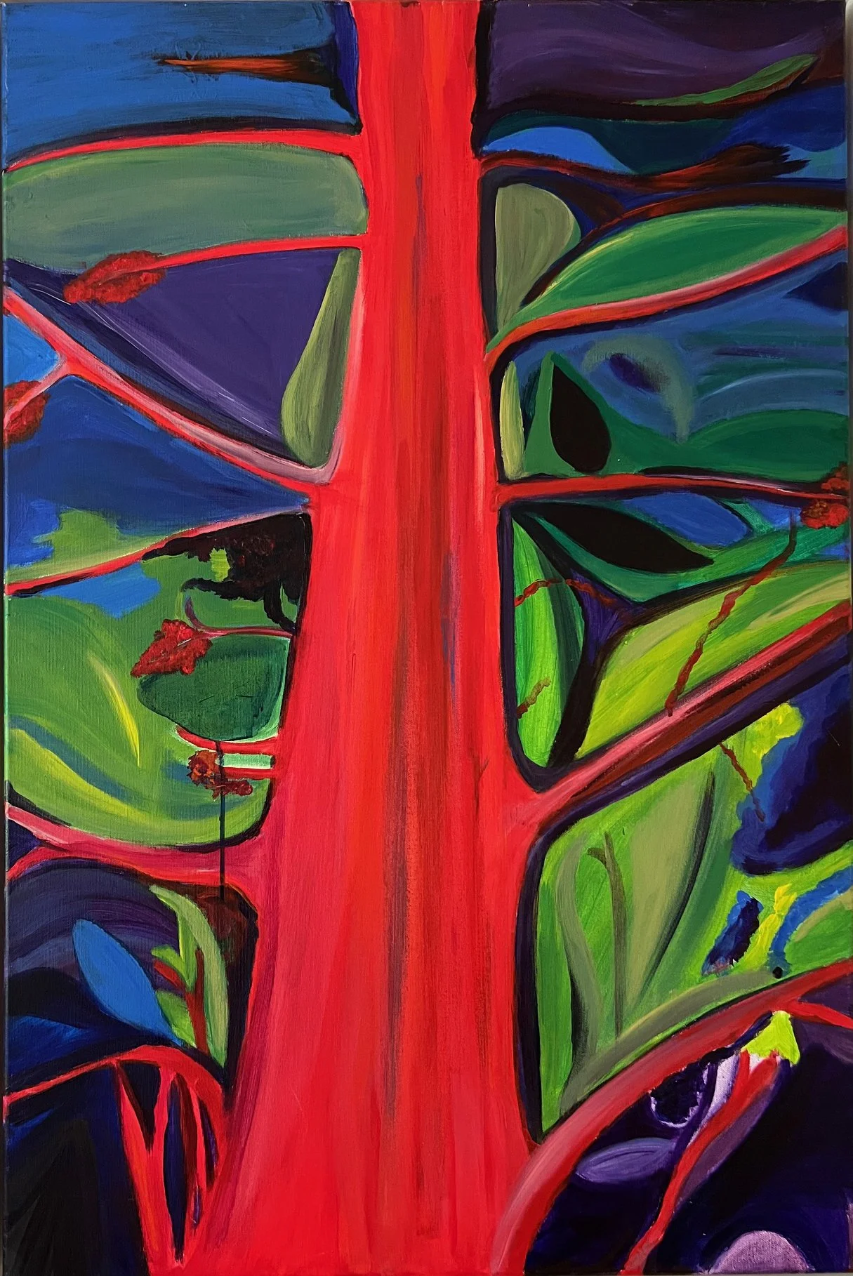 L'arbre rouge 63x93 (cadre blanc).jpeg