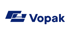 Vopak logo with stylized blue lettering and design.