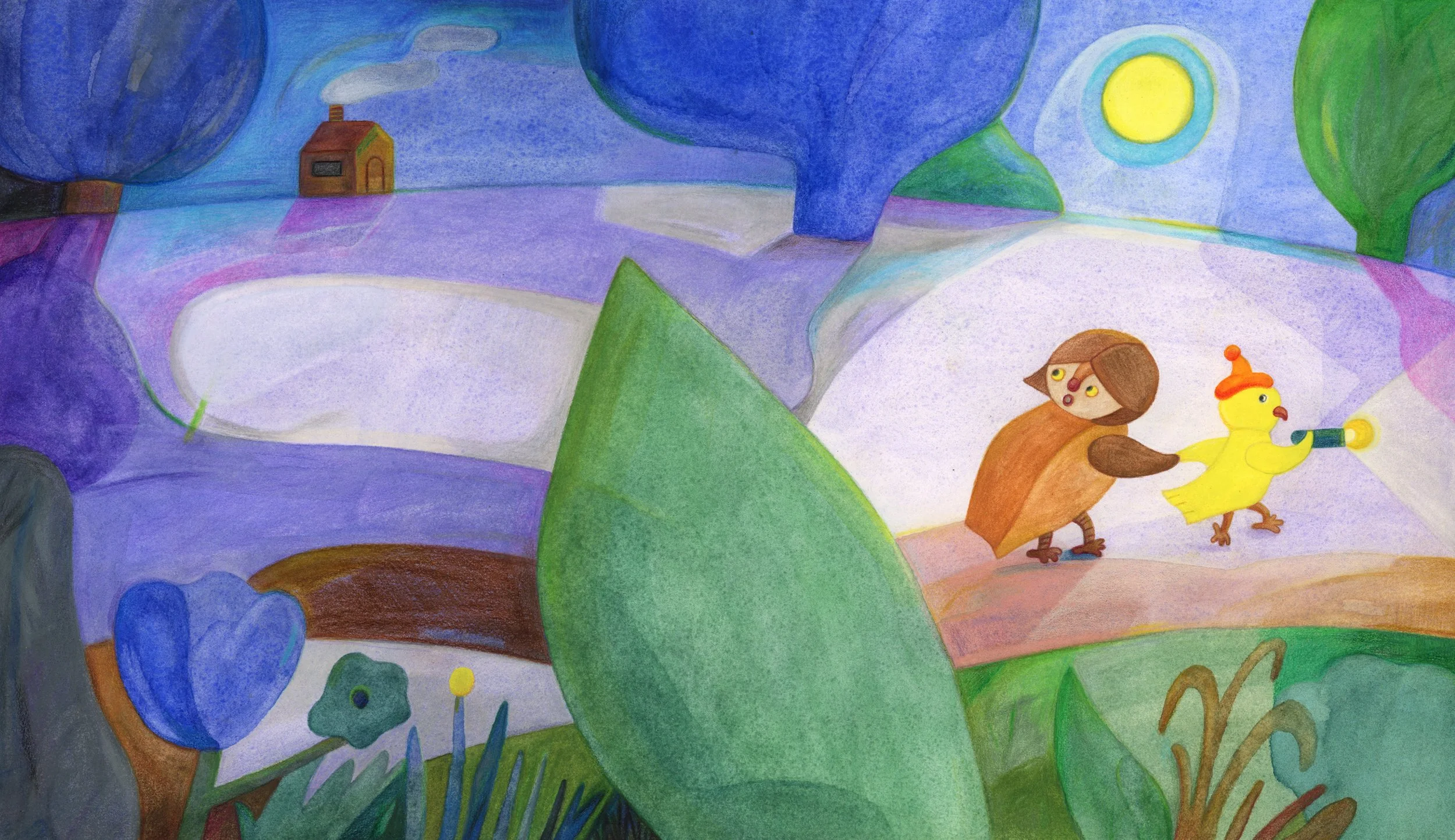 A night journey invitation