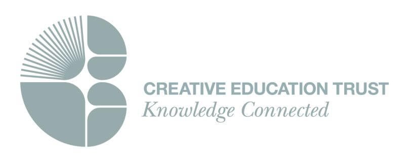 Logo of Creative Education Trust with the words 'Knowledge Connected'.