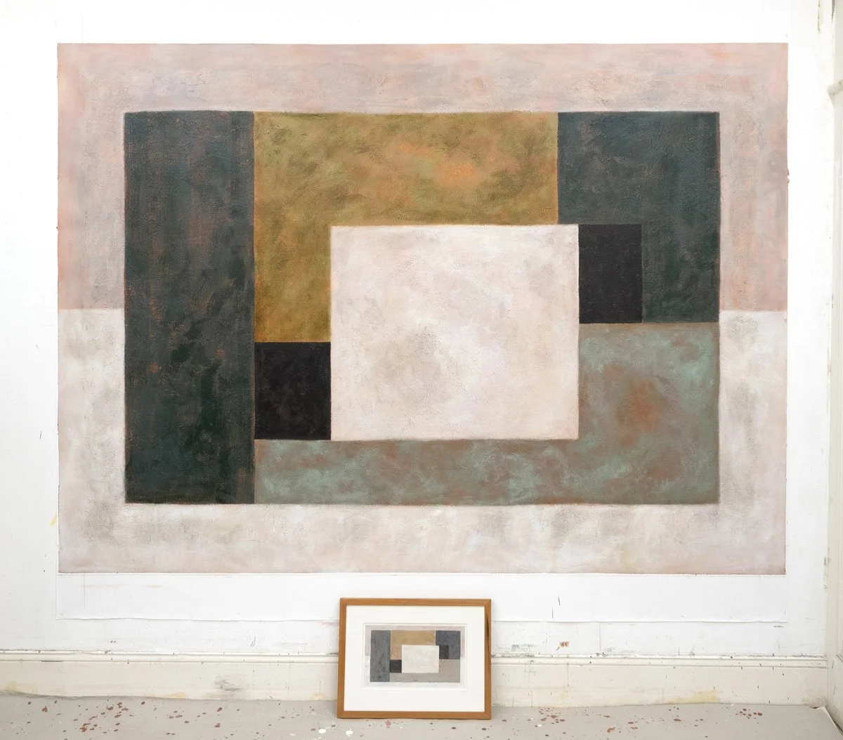Textural Composition no:II Acrylic on canvas H:1.60m x W:2.3m