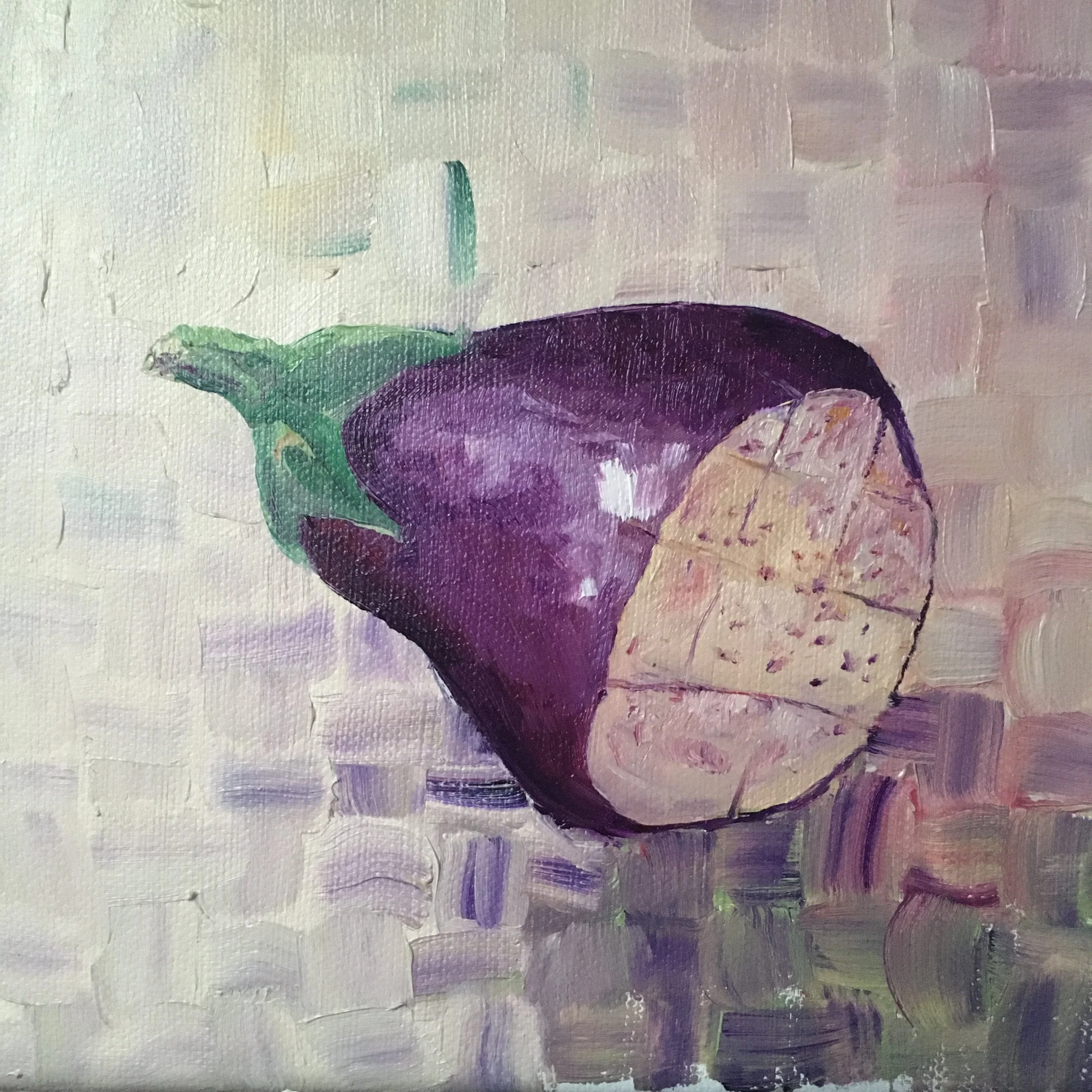 Half an Aubergine