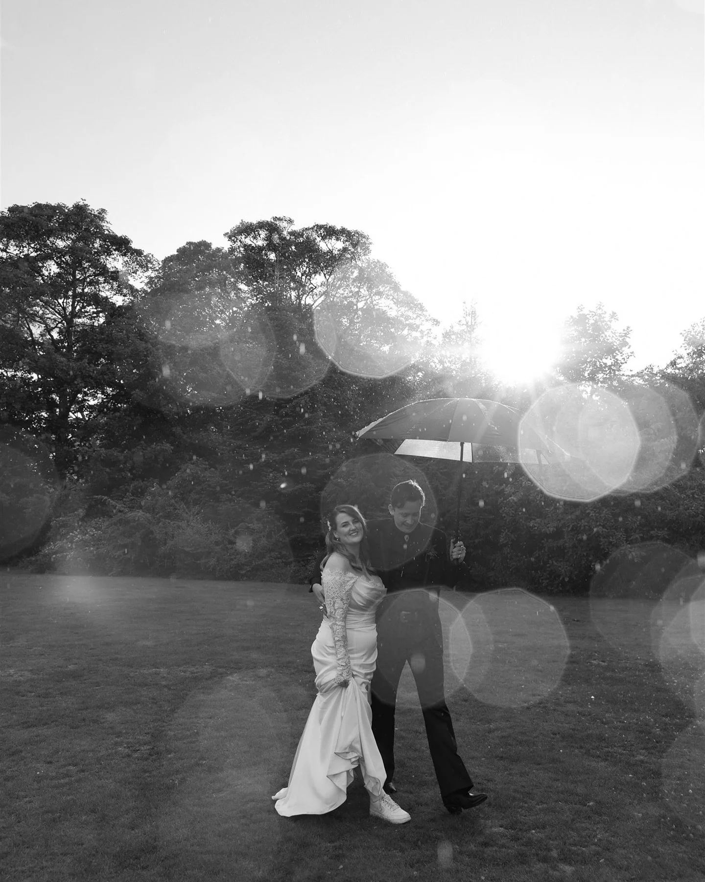 Embracing all weather elements with Katie &amp; Jamie for their beautiful day @thegrovesundown 💫 Cromer holds a special place in their hearts, and we even managed a sunset stroll to the sea, followed by the wildest party. MEGA fun day 🤍
.
.
.
.
.
.