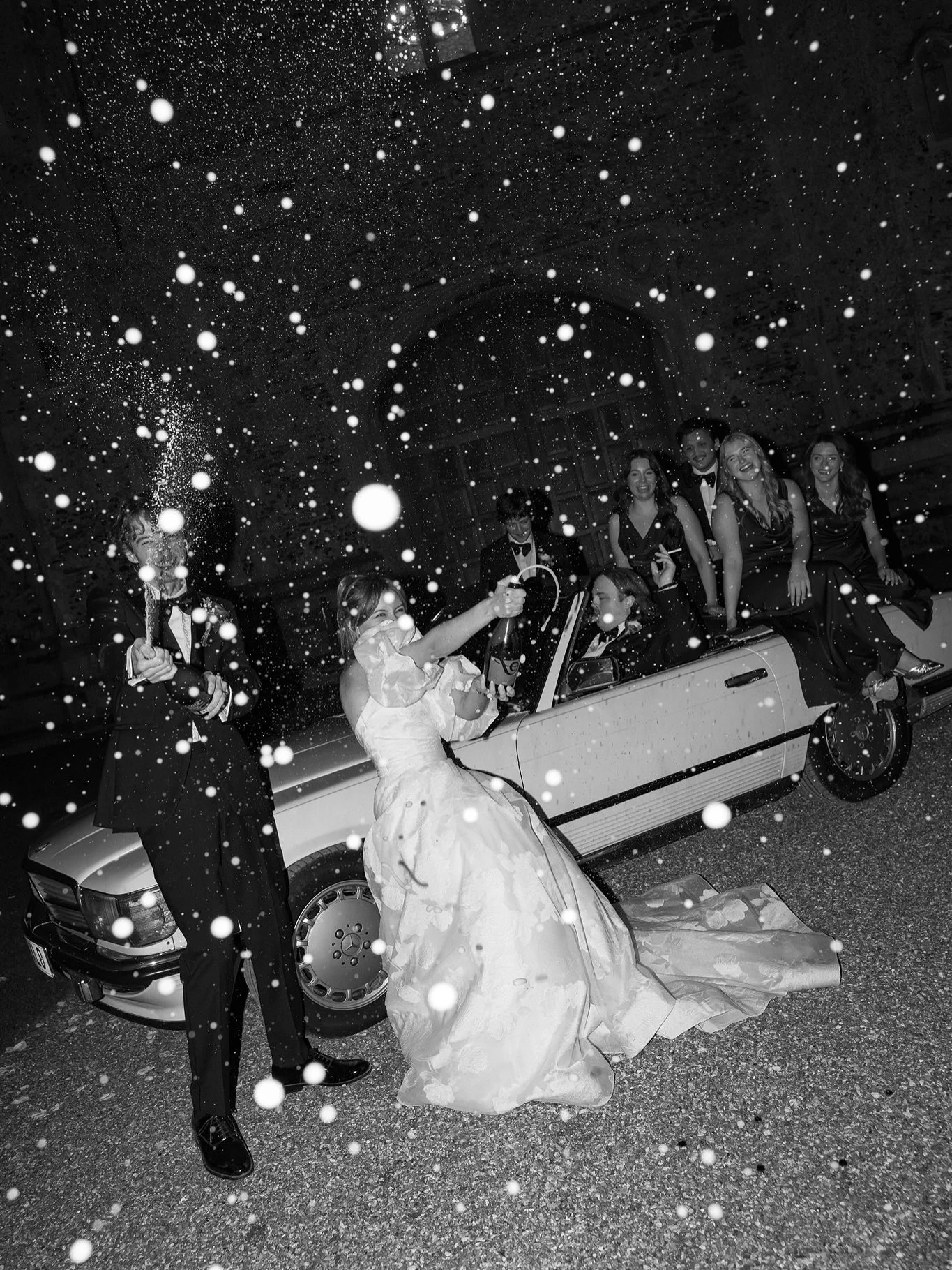 A few fun moments with Charlotte &amp; Will&rsquo;s gang at @pentneyabbeyweddings 🍾✨