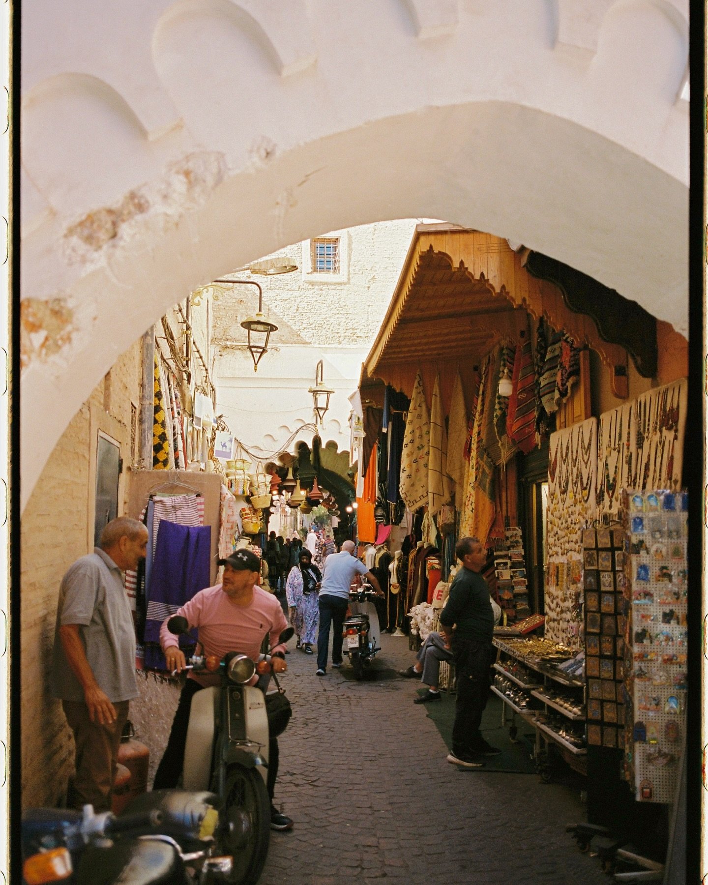 Only took my Contax G2 &amp; super8 to Morocco. Scans have arrived today and I&rsquo;m so excited to share a few 🧡 what a lush trip 🇲🇦 @comethroughlab
