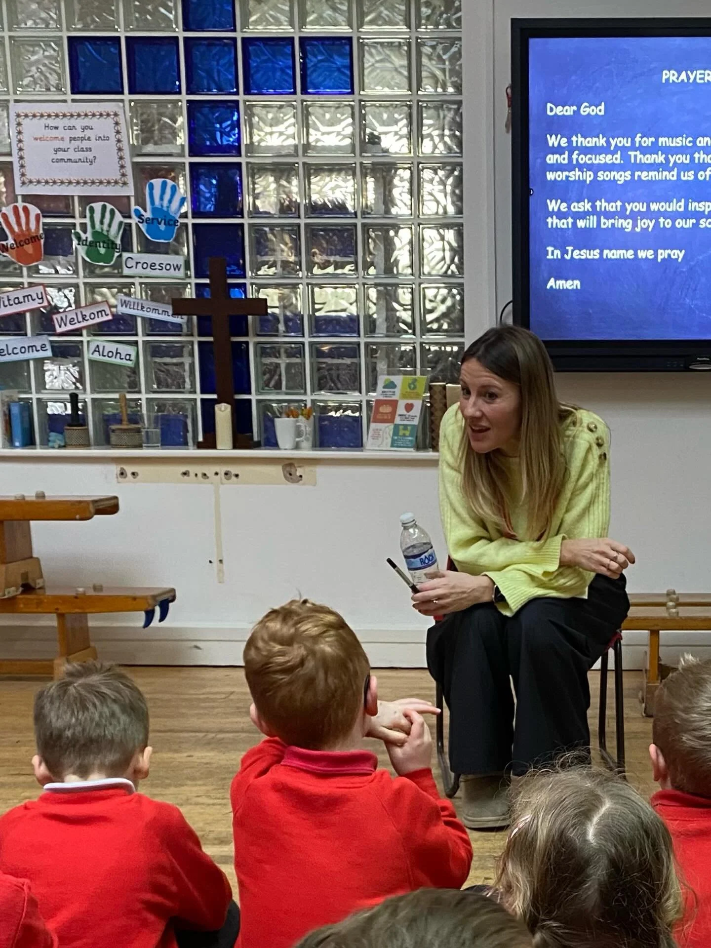 An amazing afternoon with Becky Drake of @songsforschool. A wonderful worship time followed by a special time gathering ideas for our very own DVIS song! Can&rsquo;t wait to hear what you write Becky! 🎵🥰