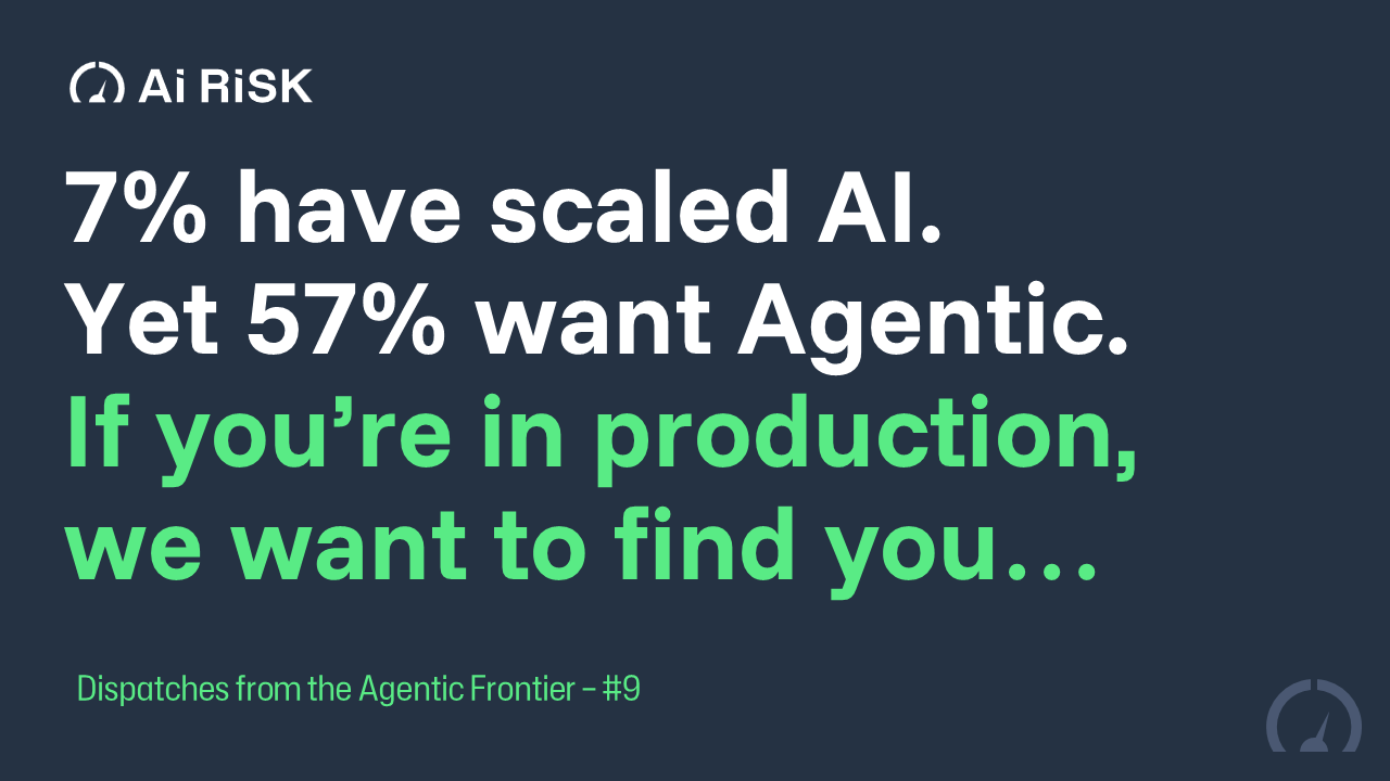 The 7% Problem: Why Agentic AI Will Be Harder to Scale