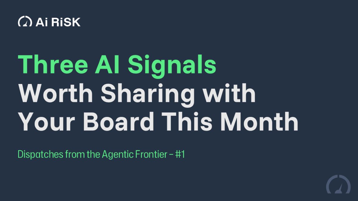 Agentic AI Strategy - messages for you Board