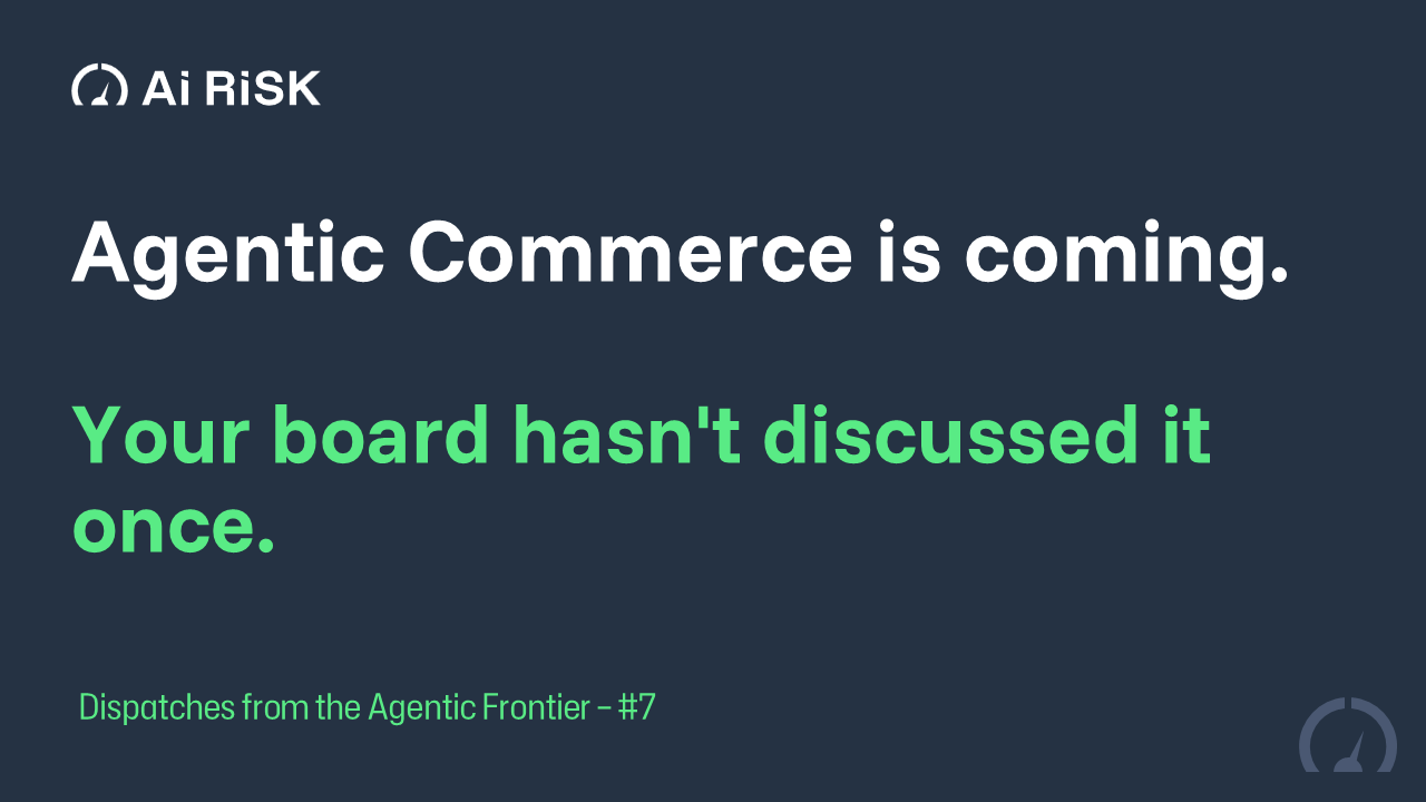 Agentic Commerce is coming fast