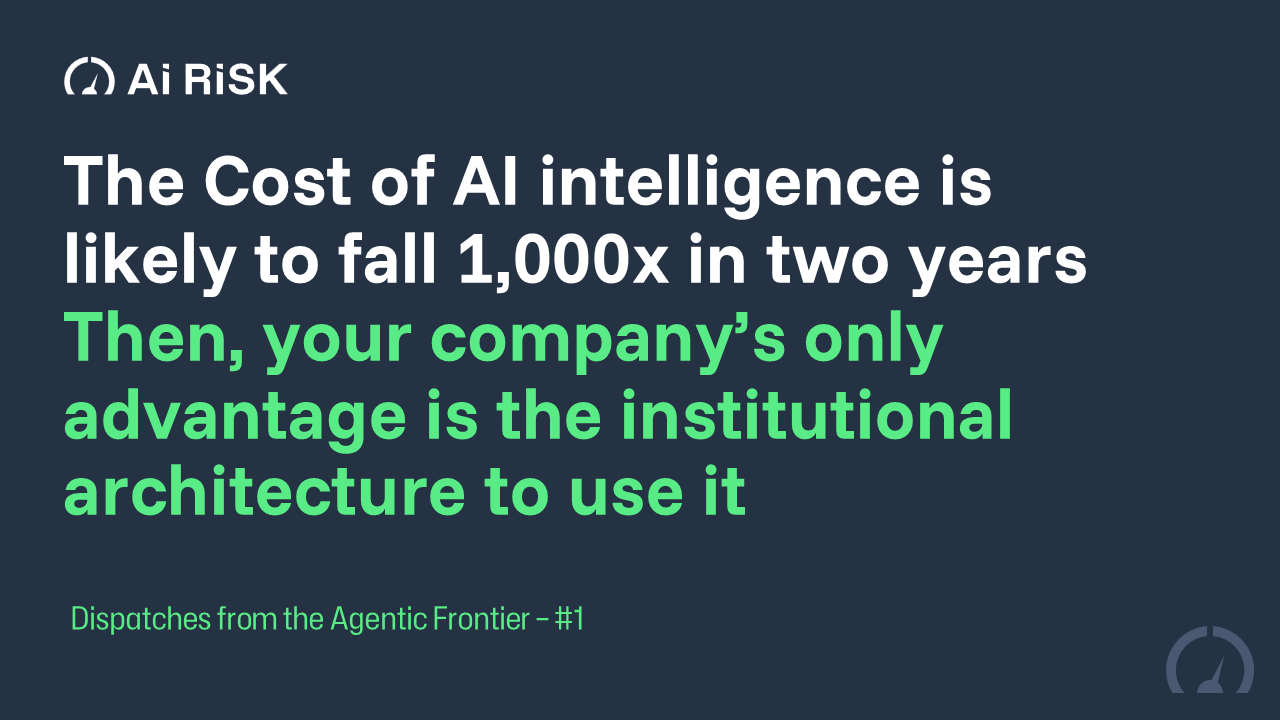 AI costs will reduce 1000x in two years