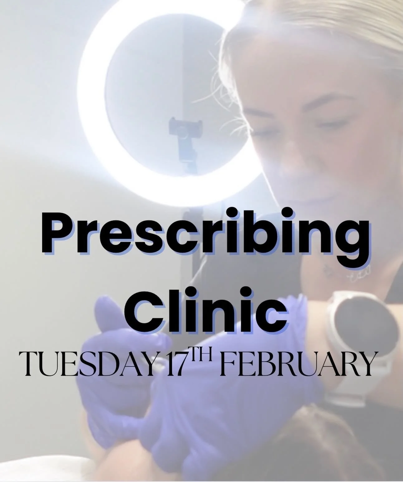 Our next prescribing clinic will be running on Tuesday 17th February. 

Remember if you want anti wrinkle injections you have to see our prescriber face to face first - this is a legal requirement. 

If you&rsquo;re being offered anti wrinkle without