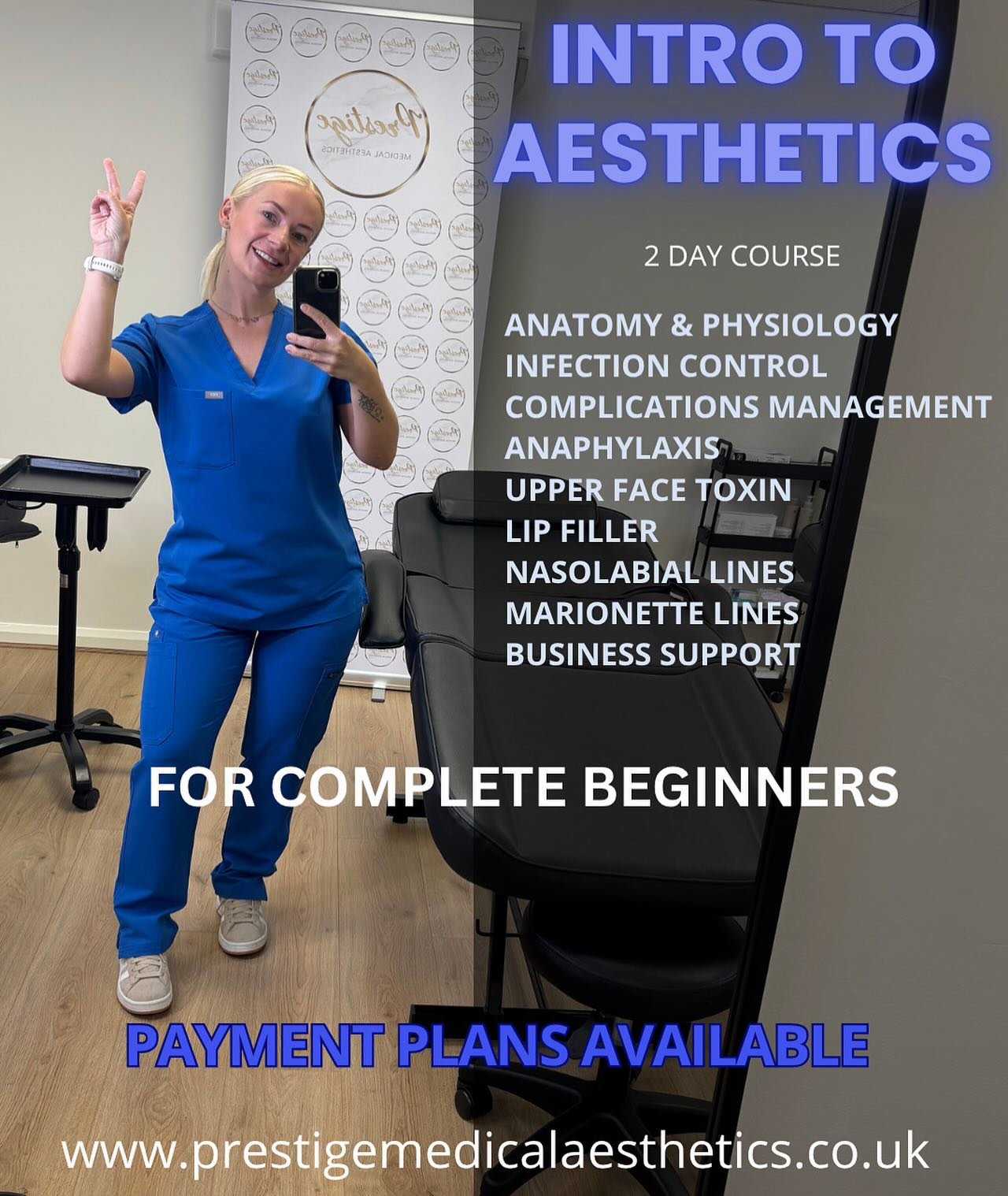 ✨ Ready to start your journey in aesthetics? ✨

Let&rsquo;s talk real numbers&hellip;

One client = &pound;150&ndash;&pound;250 💉
Just 3 clients a week = &pound;450&ndash;&pound;750

That means your course investment could be paid off in just a few 