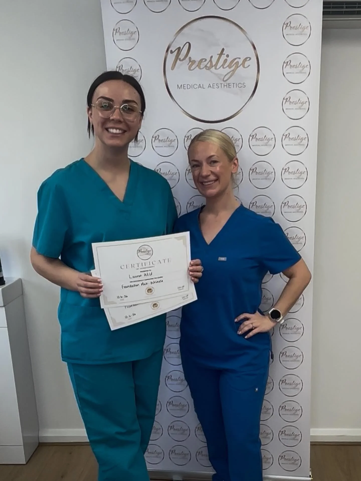 Congratulations to my student on completing her Introduction to Aesthetics course.

A great start to her journey in the industry, and she&rsquo;s now ready to take the next step with her new skills and knowledge.

Wishing her all the best as she move