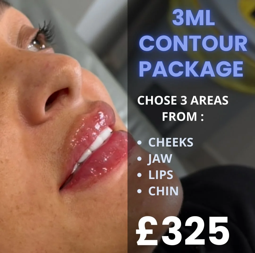 Contour Packages: 3ml | 4ml | 5ml 💉✨

If you&rsquo;ve been thinking about enhancing your features but aren&rsquo;t sure where to start &mdash; this is for you.

My contour packages are designed to treat multiple areas in one plan, creating a balance