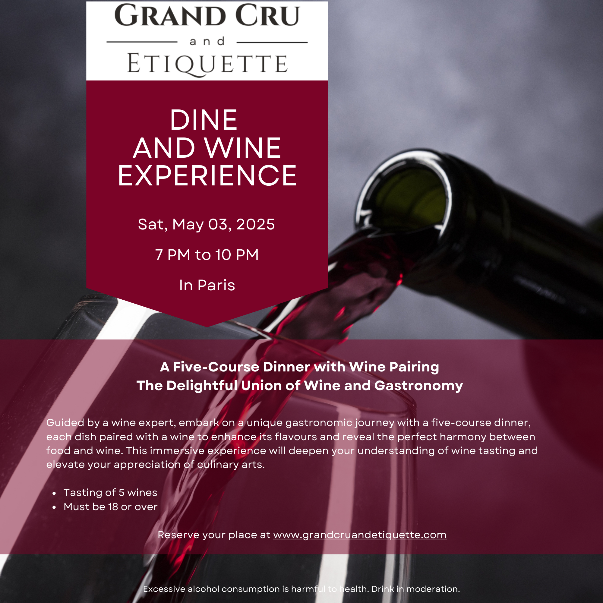 Dine and Wine Experience - May 2025