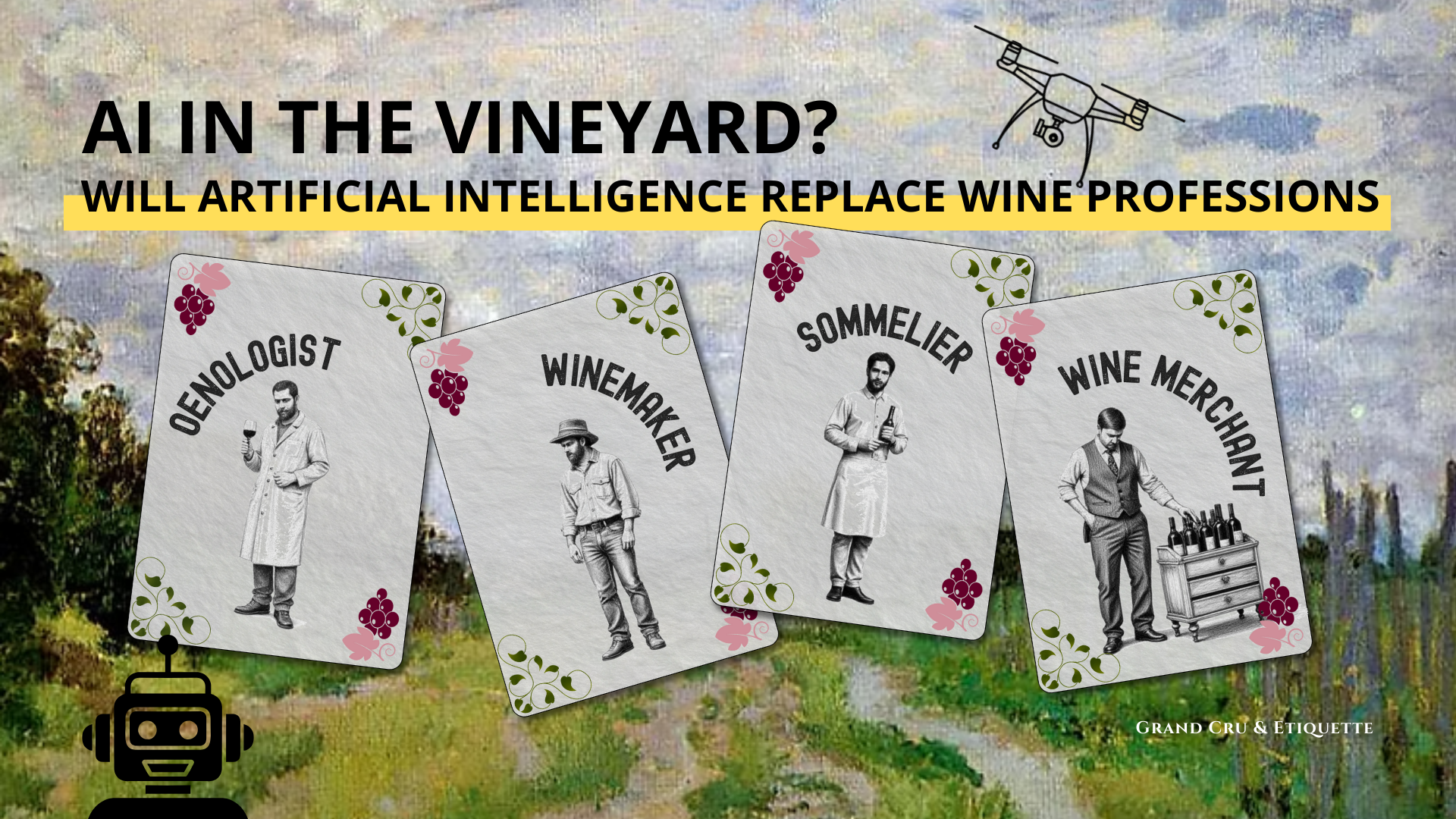 Will Artificial Intelligence Replace Wine Professions? From Vineyard Managers and Oenologists to Sommeliers