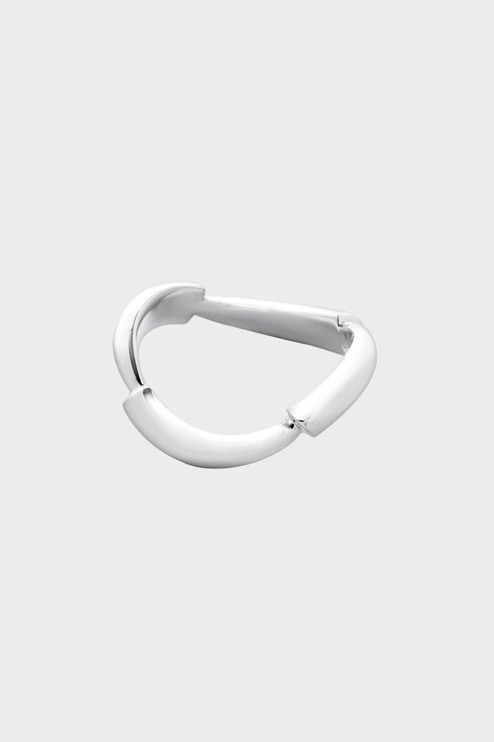 4 knots curve ring