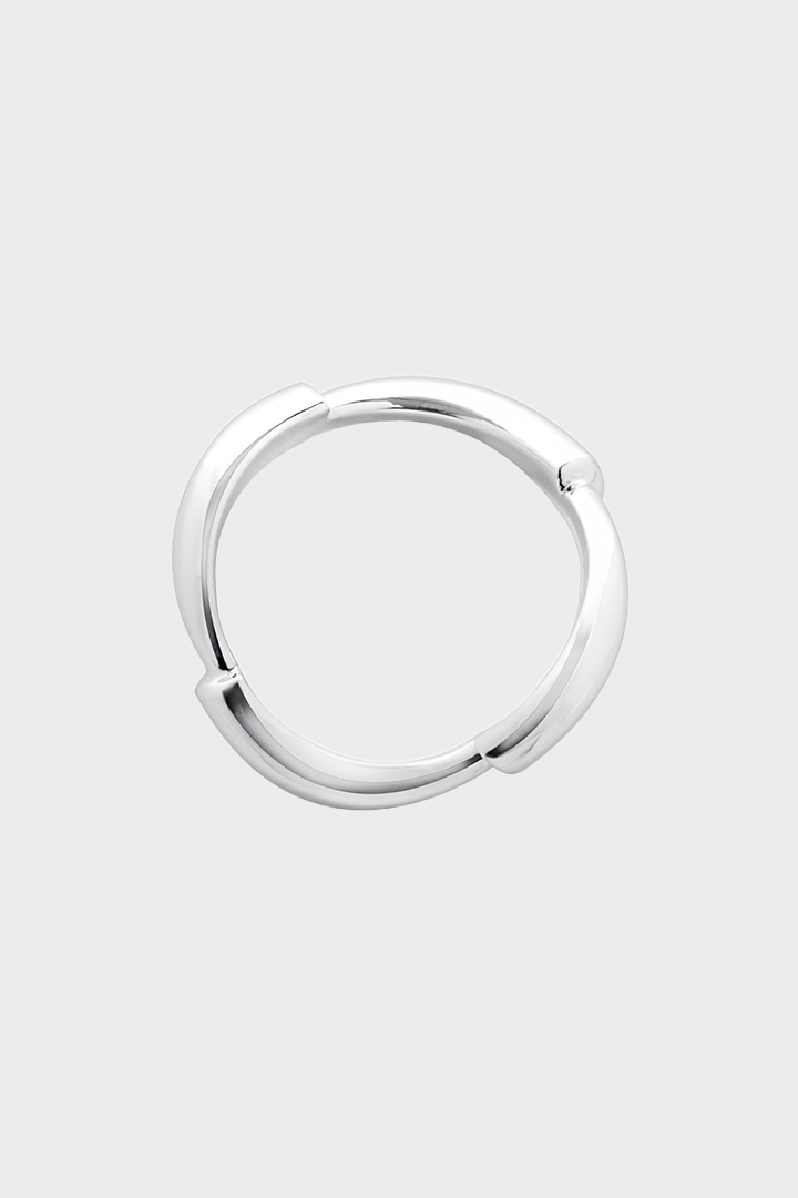 4 knots curve ring