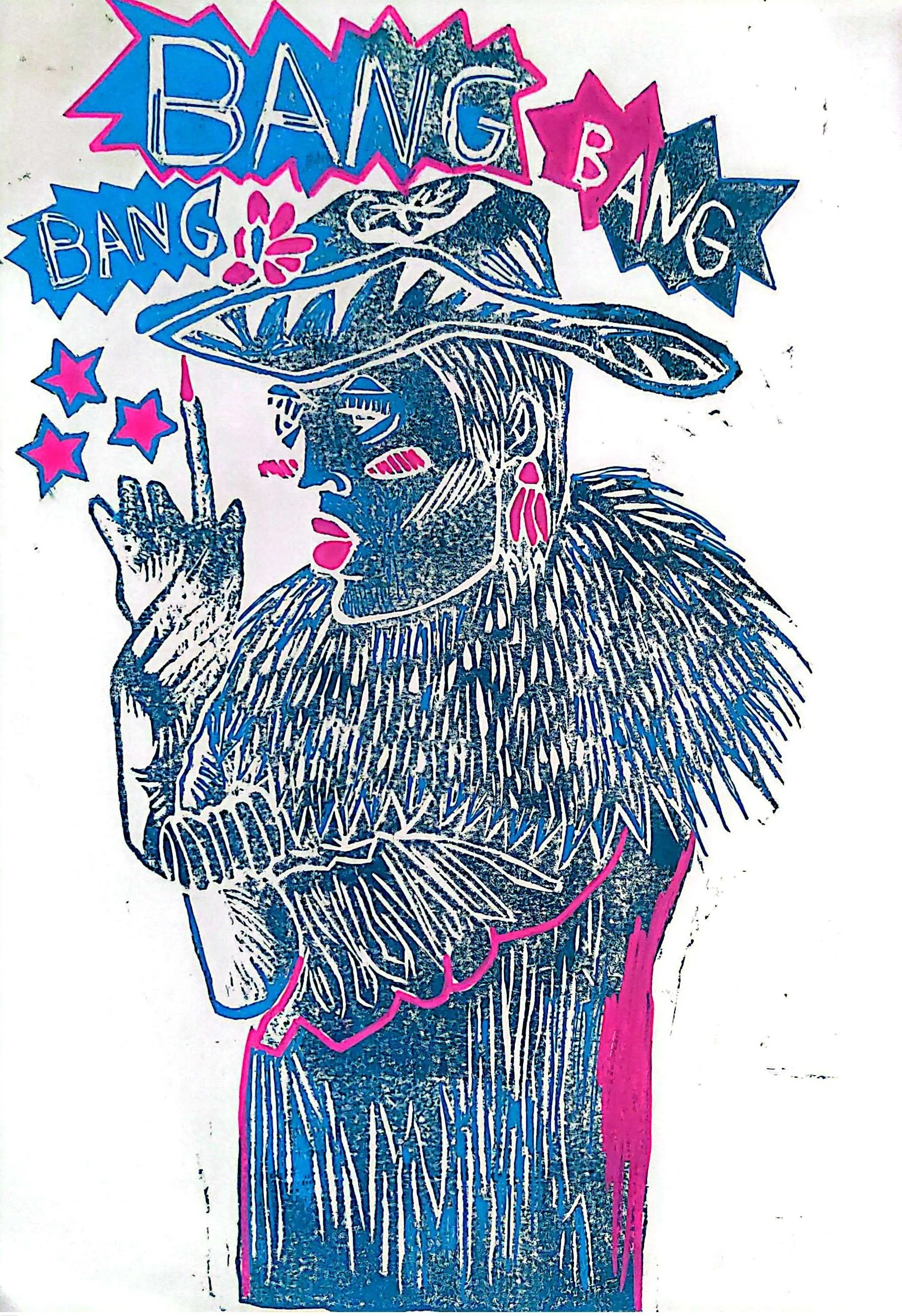 "Bang, Bang, Bang" - 2025 - 29,7 x 42 cm