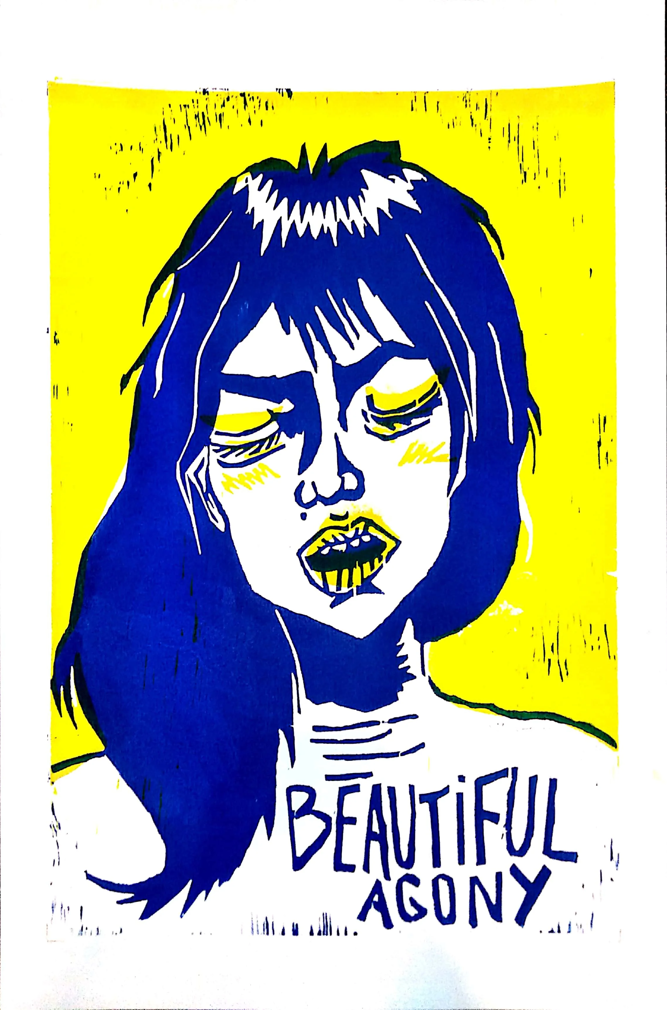 "Beautiful Agony" - 2021 - 50 x 32,5 cm