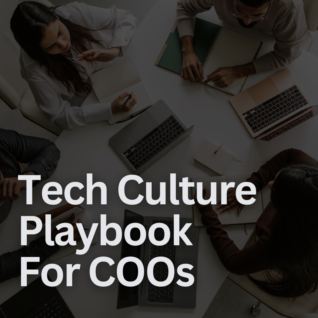 Tech Culture Playbook for COOs
