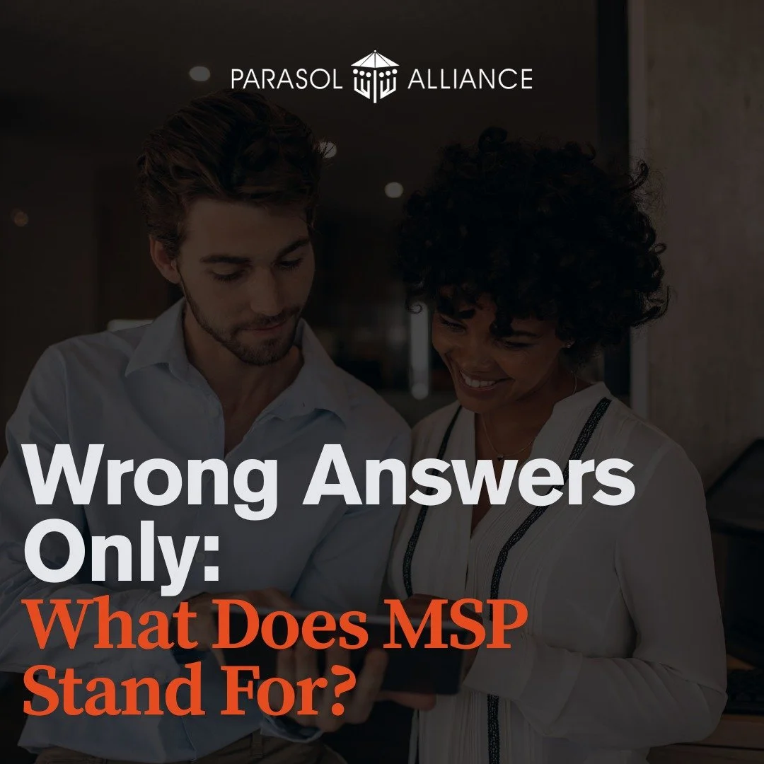 Wrong answers only: What does MSP stand for? 
Mainly Supporting People?
Must Serve Pizza?
#SeniorLiving #Tech #MSP #ManagedServicesProvider