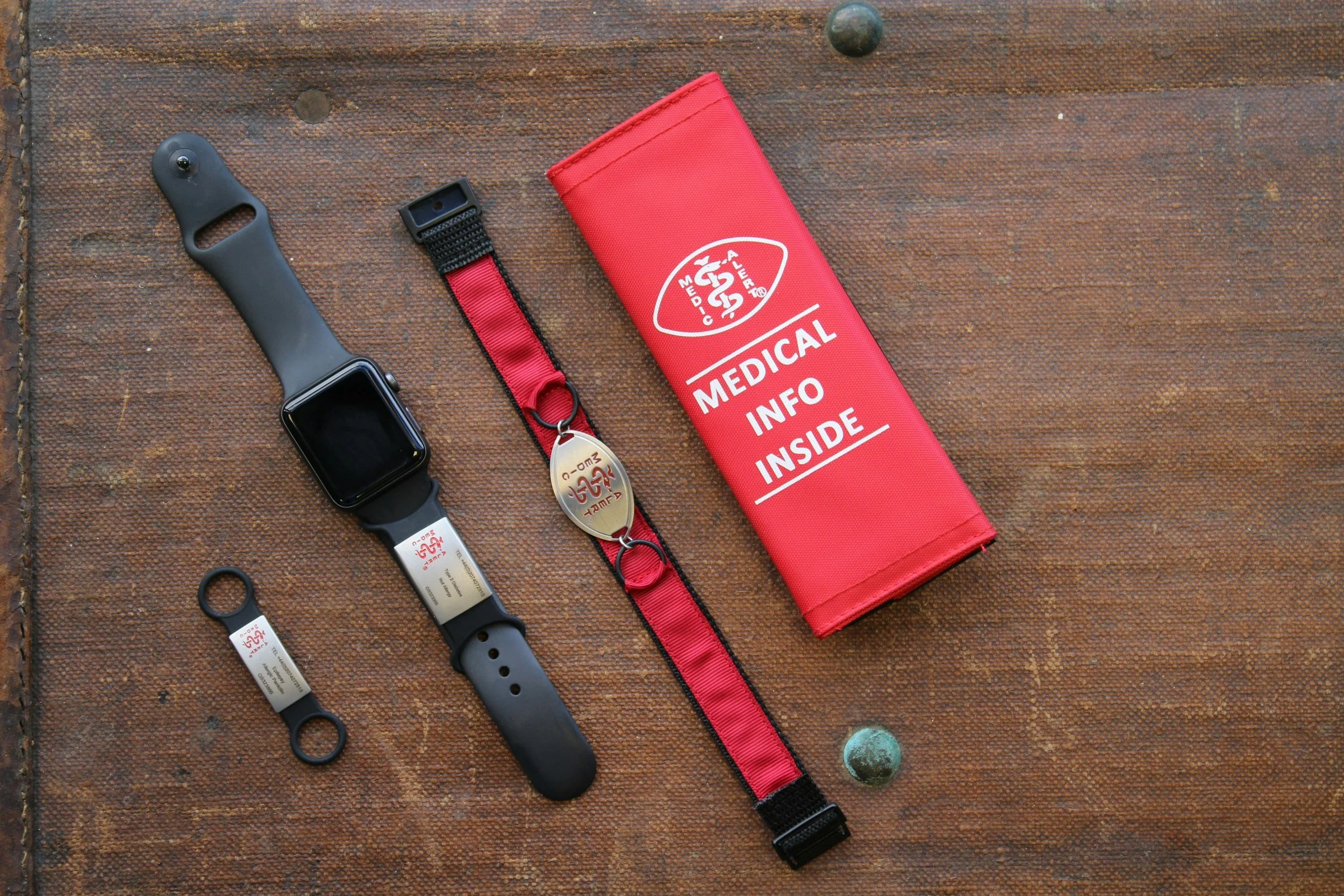 Medical alert information jewelry