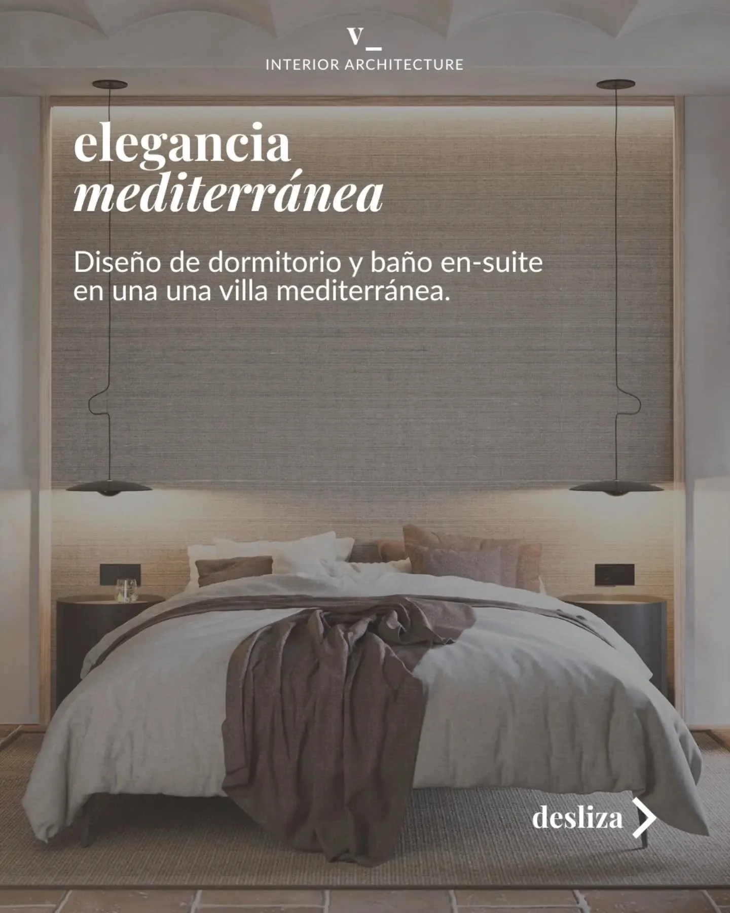 Elegancia mediterr&aacute;nea_

Dise&ntilde;o interior completo de dormitorio y ba&ntilde;o en-suite, en una villa mediterr&aacute;nea.

#interiordesign #archviz #architecture #mediterraneandesign #interiorismo