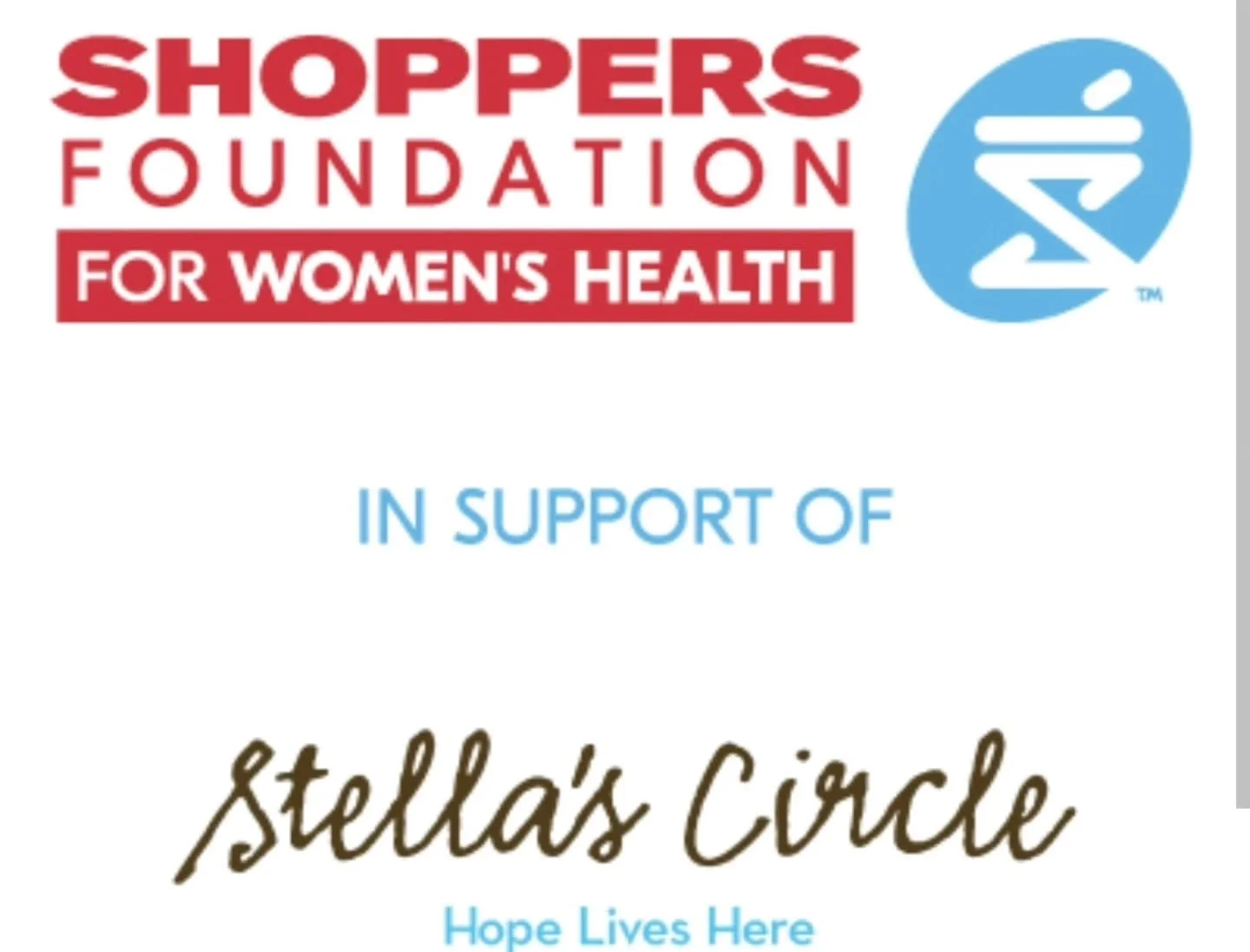 We are running in support of Stellas Circle.  Donate today!!
https://raceroster.com/events/2025/90248/shoppers-drug-mart-run-for-women-st-johns-2025/pledge/team/55