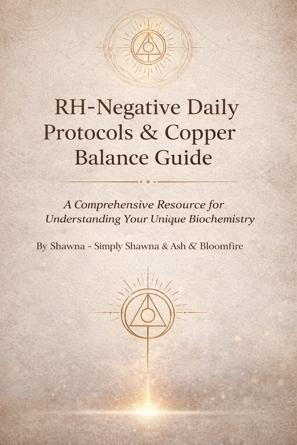 RH- Negative Daily Protocols & Copper Balance Guide