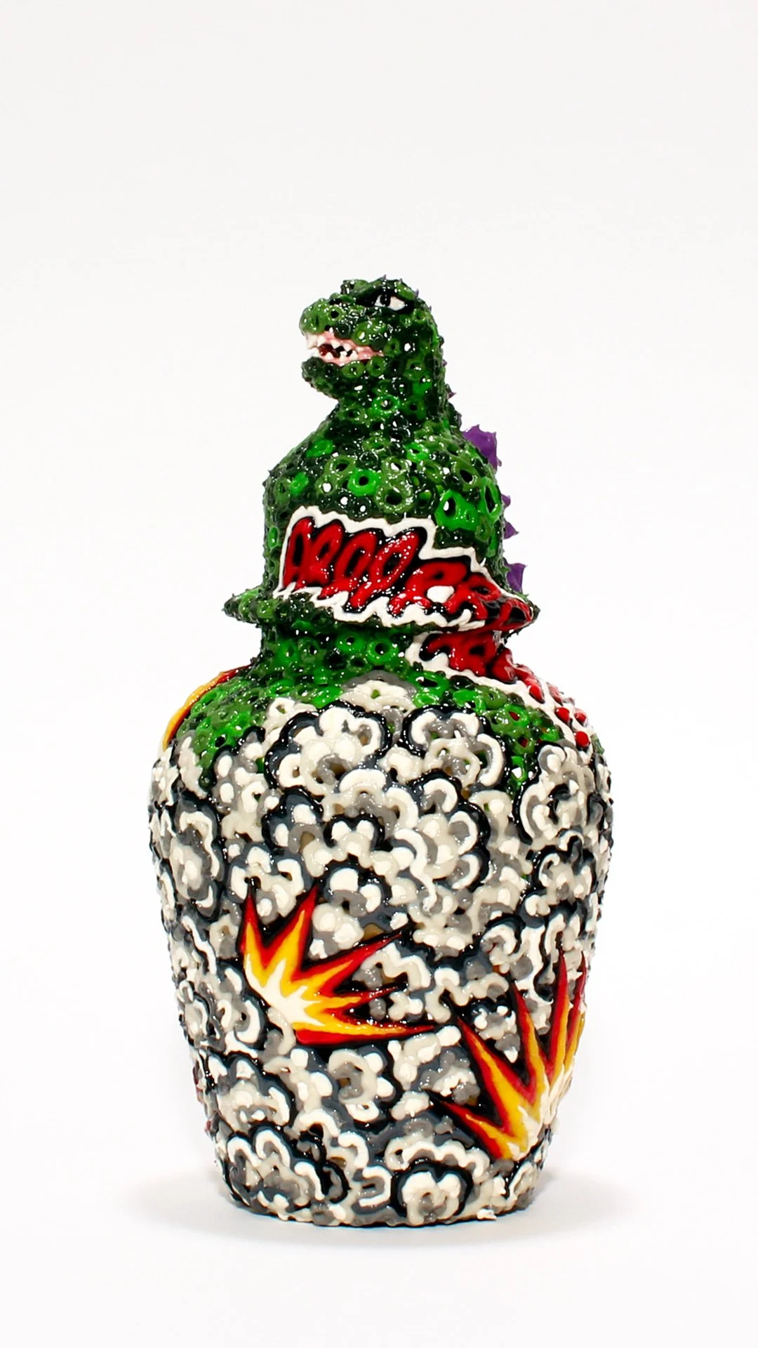 Little Godzilla | 2022, resina, 11x11x21,5 cm