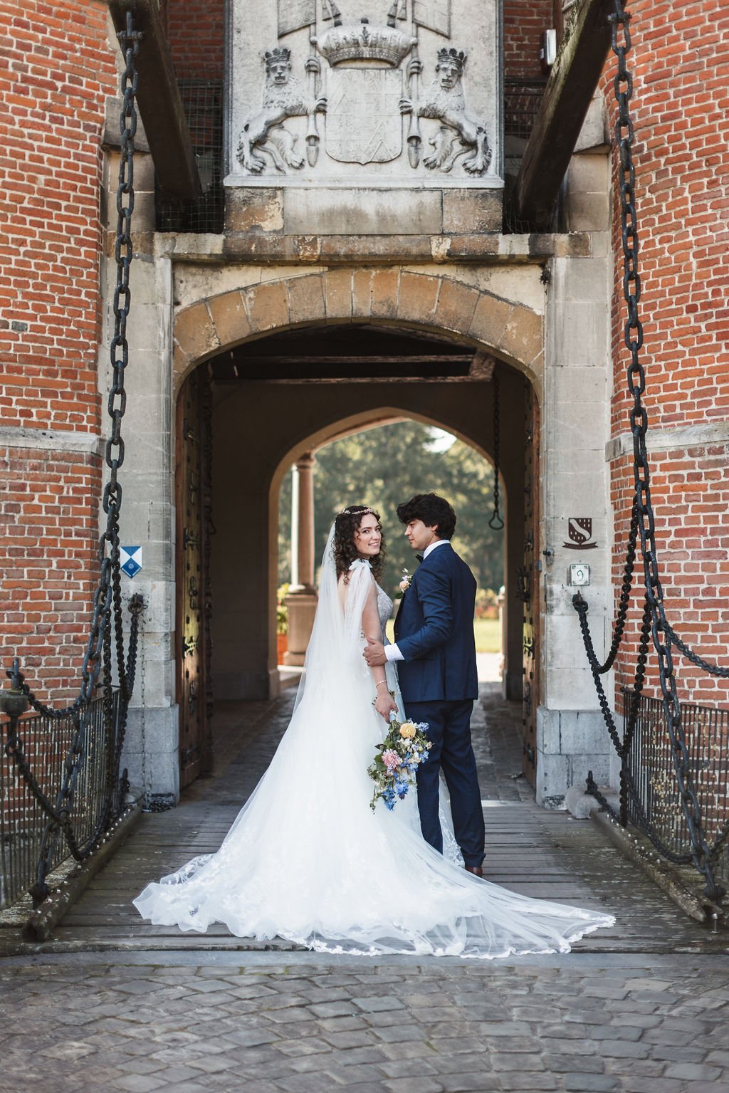 Wedding photos in Ooidonk Castle, wedding photography