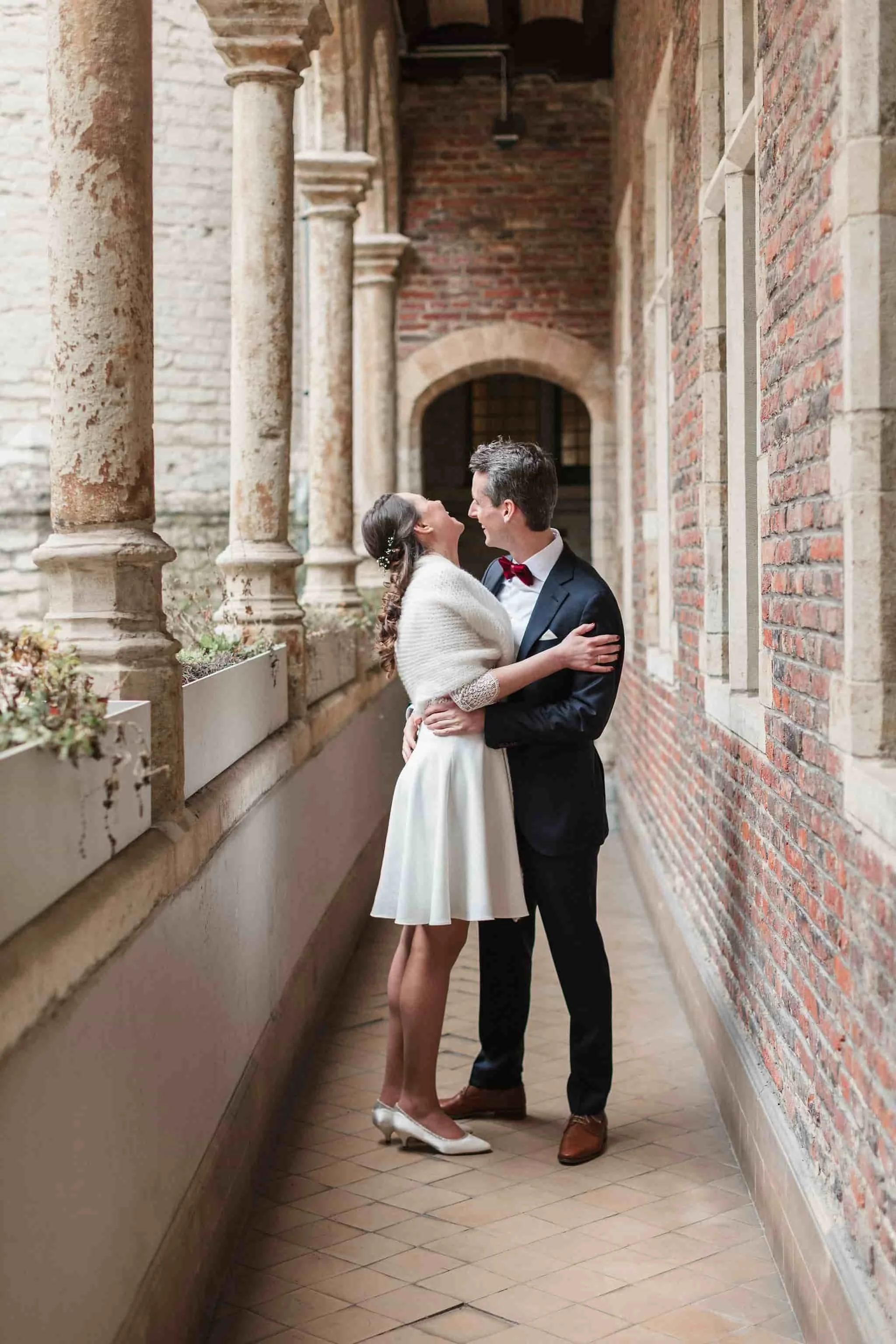 Timeless wedding photography Europe, Ghent city center