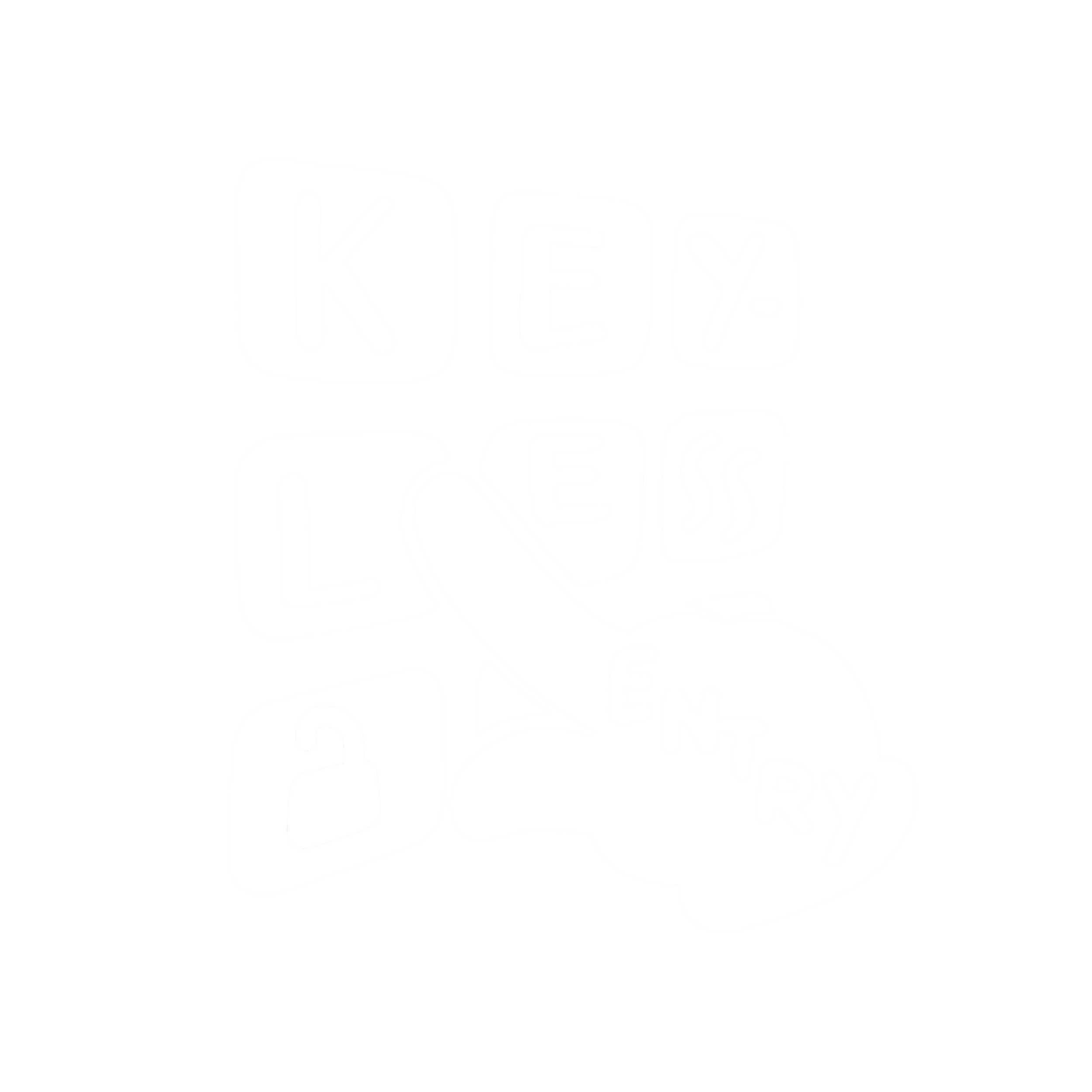 Illustration of the words 'Keyless Entry' spelled out with letter tiles, with a finger pointing to the word 'Entry'.