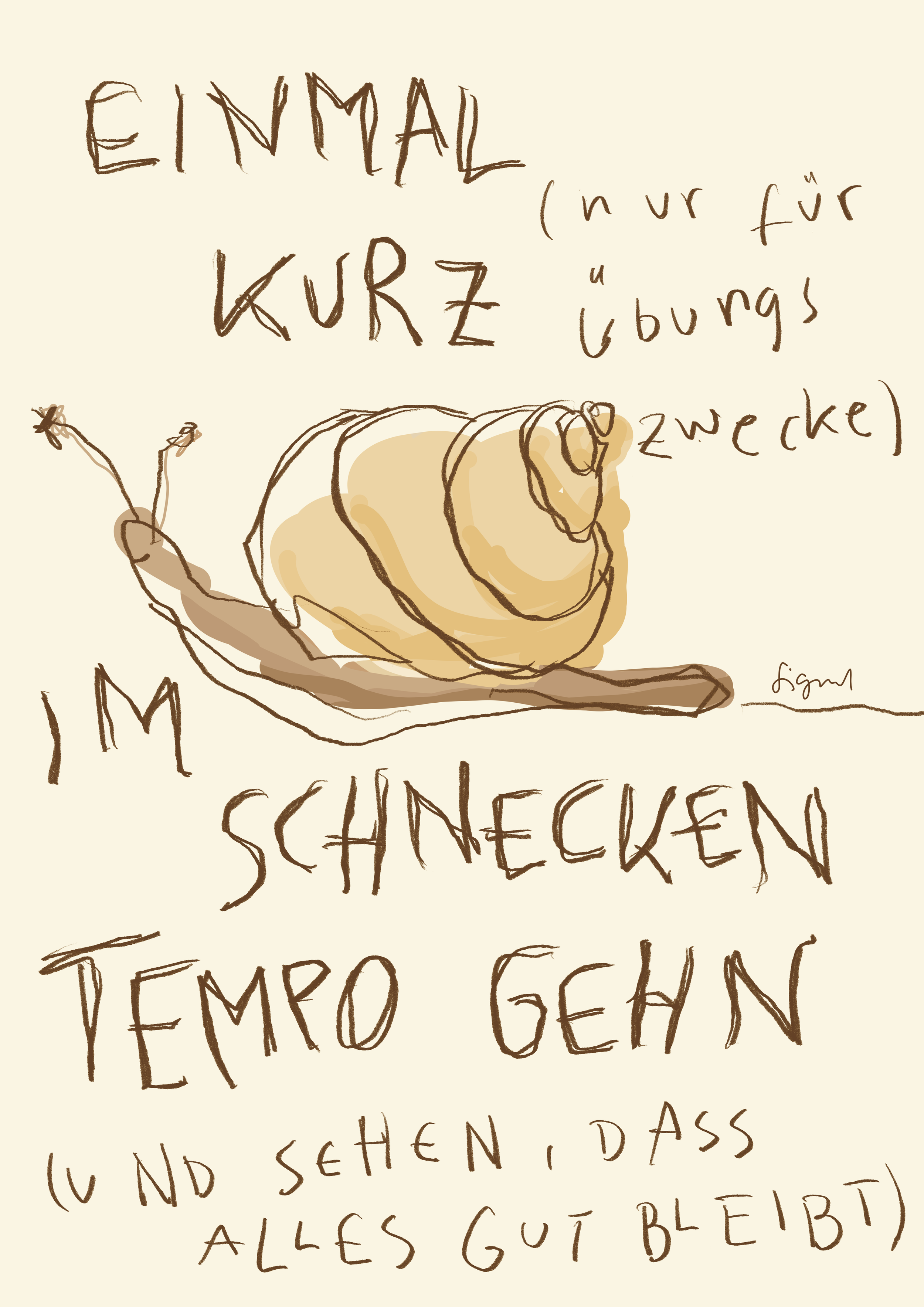 schneckentempo