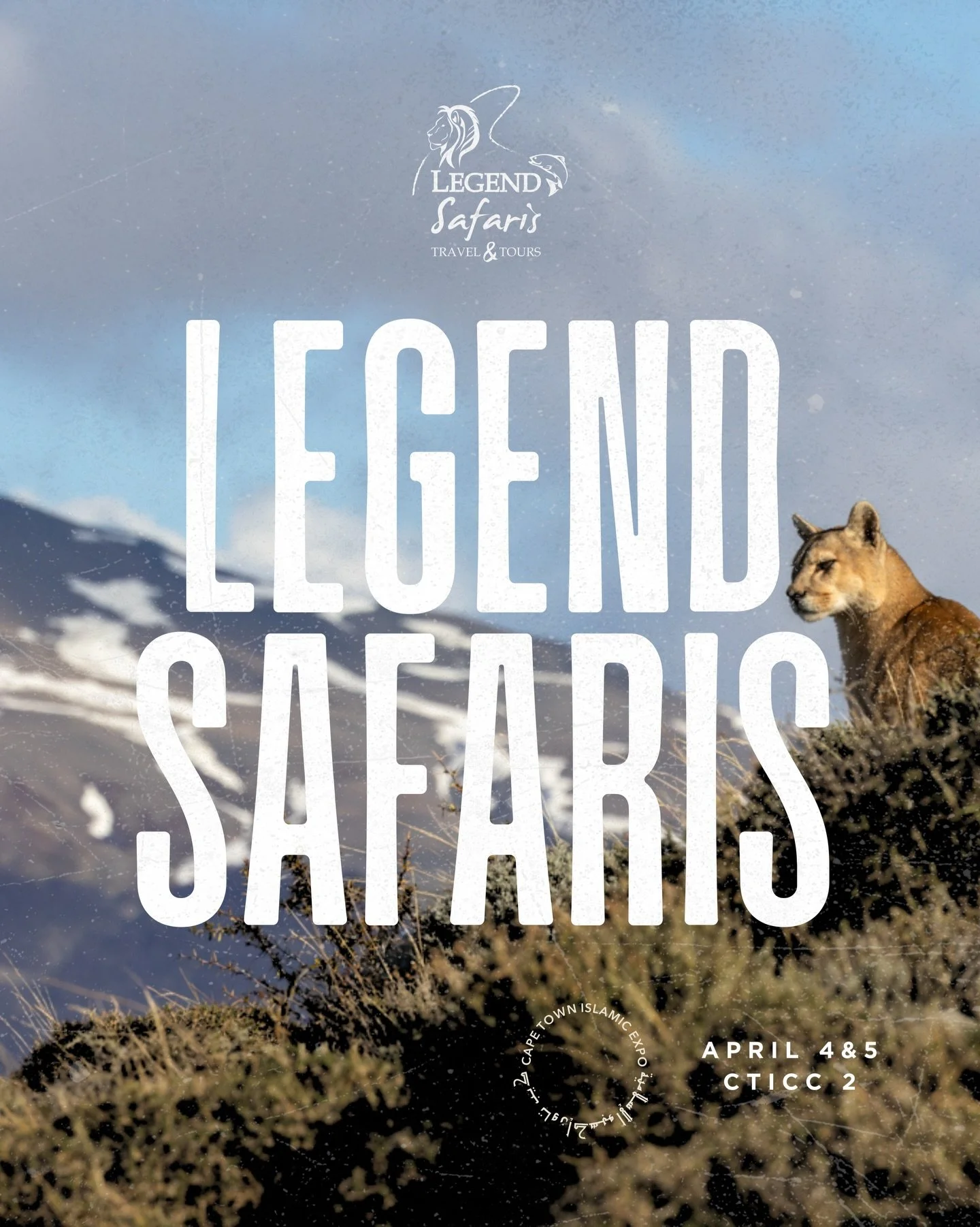 Introducing @legendsafaris 

Into the wild. Beyond the ordinary.

We&rsquo;re excited to welcome Legend Safaris as an exhibitor at the Cape Town Islamic Expo.

Offering unforgettable journeys into the heart of Africa, Legend Safaris brings you closer