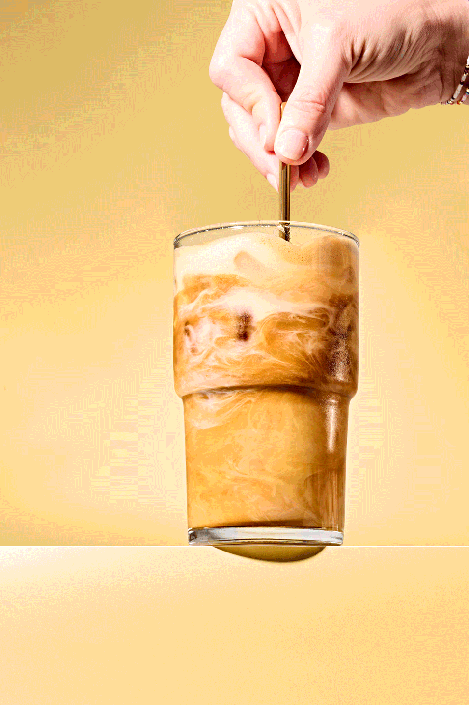 coffee latte beverage food industry brand commercial photography splash color photographer animation gif nespresso espresso