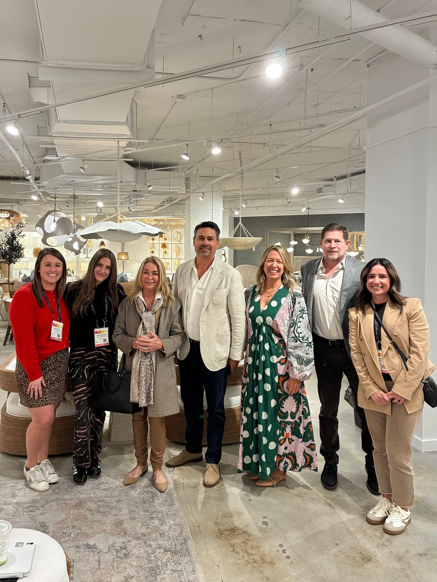 Just a little market magic with Andrew Palecek ✨ Always a highlight at High Point Market! 🖤