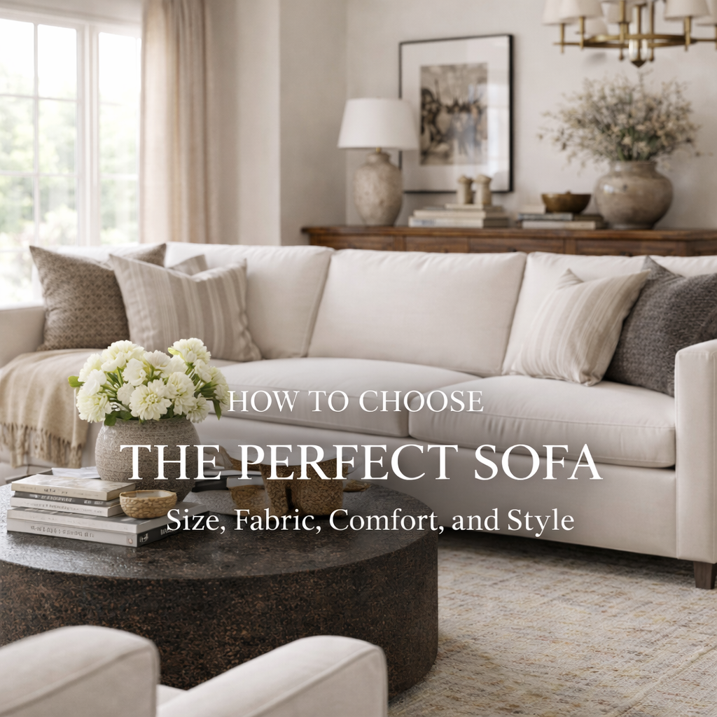 How to Choose the Perfect Sofa: Size, Fabric, Comfort &amp; Style
