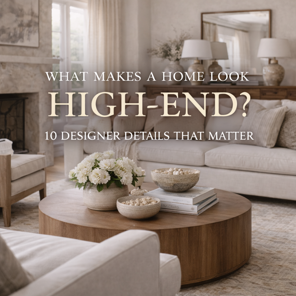 What Makes a Home Look High-End? 10 Designer Details That Matter