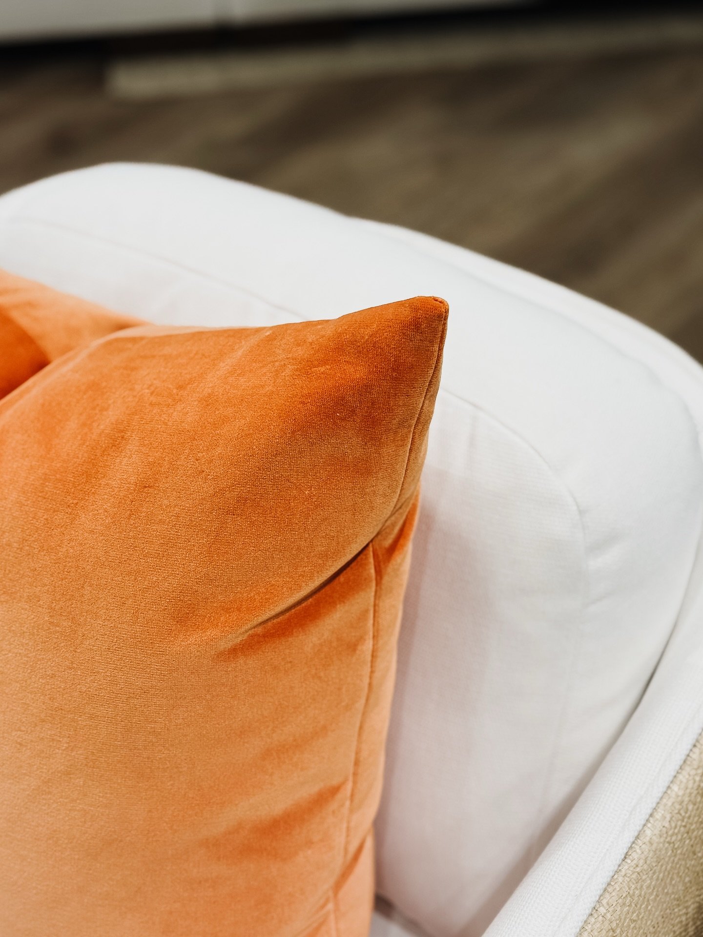 Texture is what makes a room feel layered &mdash; not just styled.

Velvet against linen.
Matte ceramics with sculptural shine.
Organic greenery beside architectural lines.

When you mix materials thoughtfully, a space feels collected, warm, and comp