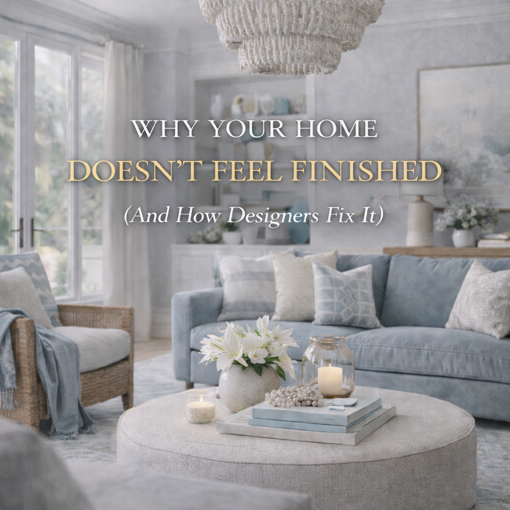 Why Your Home Doesn’t Feel Finished (And How Designers Fix It)